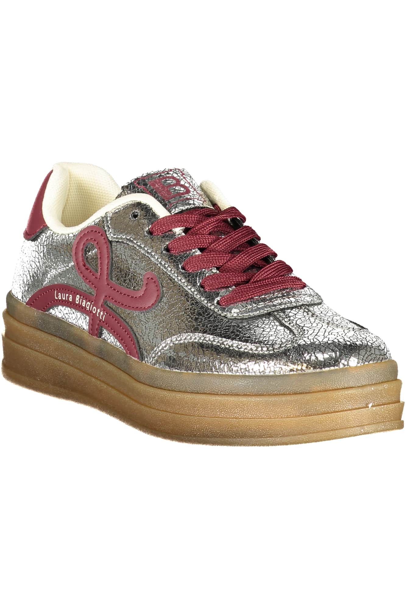 Laura Biagiotti damen silber sportschuhe