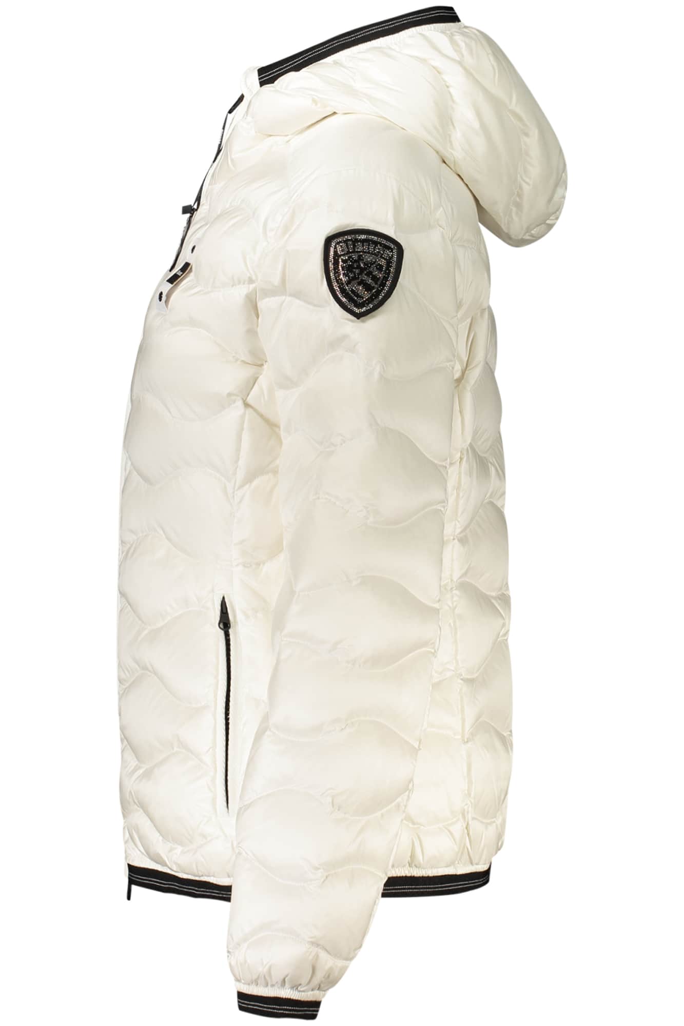 Blauer damen weiss jacke