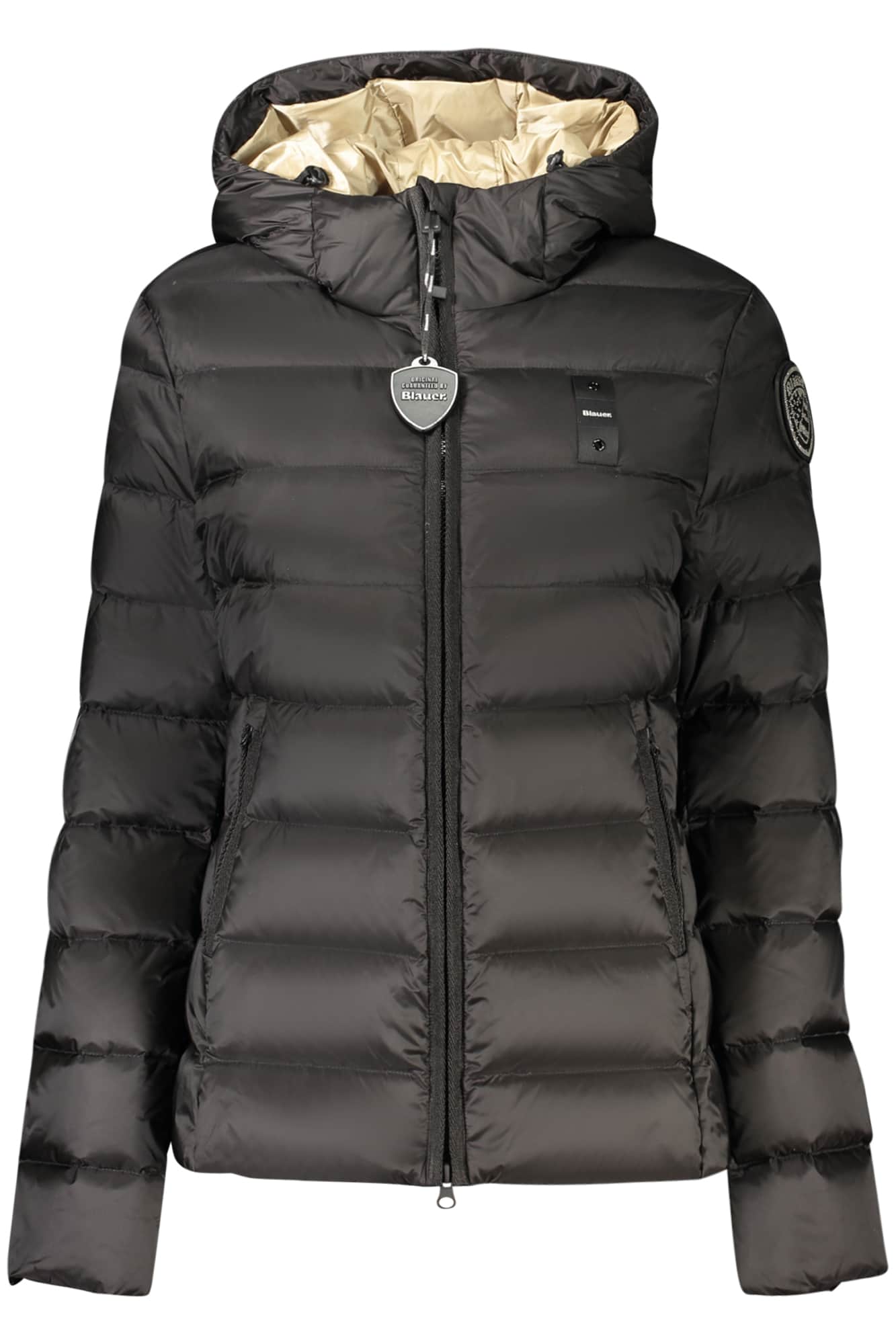 Blauer damen schwarz jacke