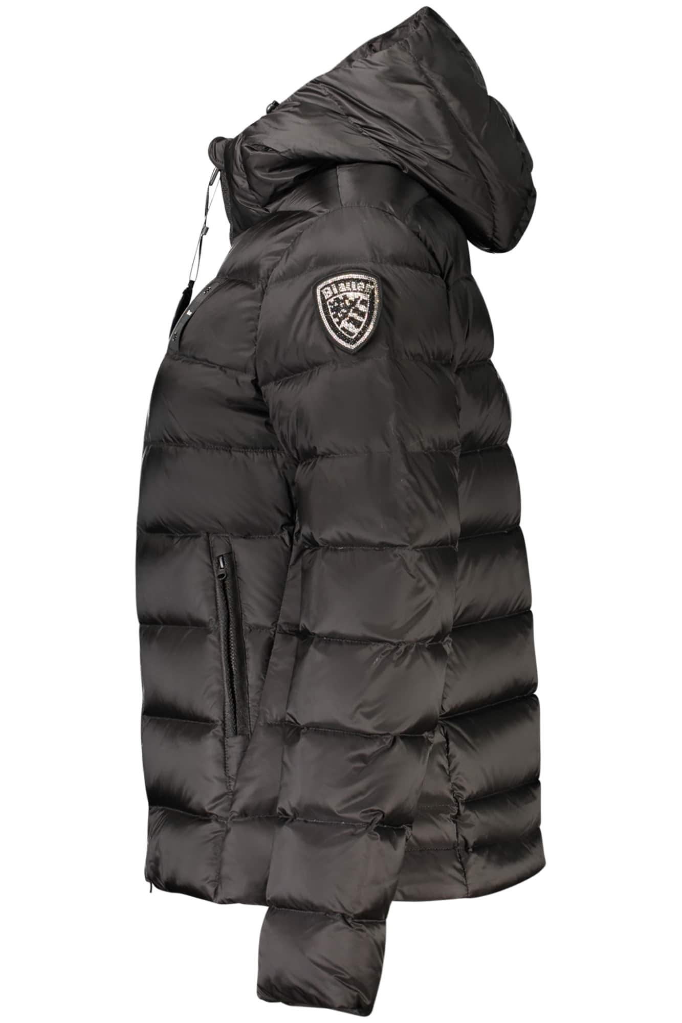 Blauer damen schwarz jacke