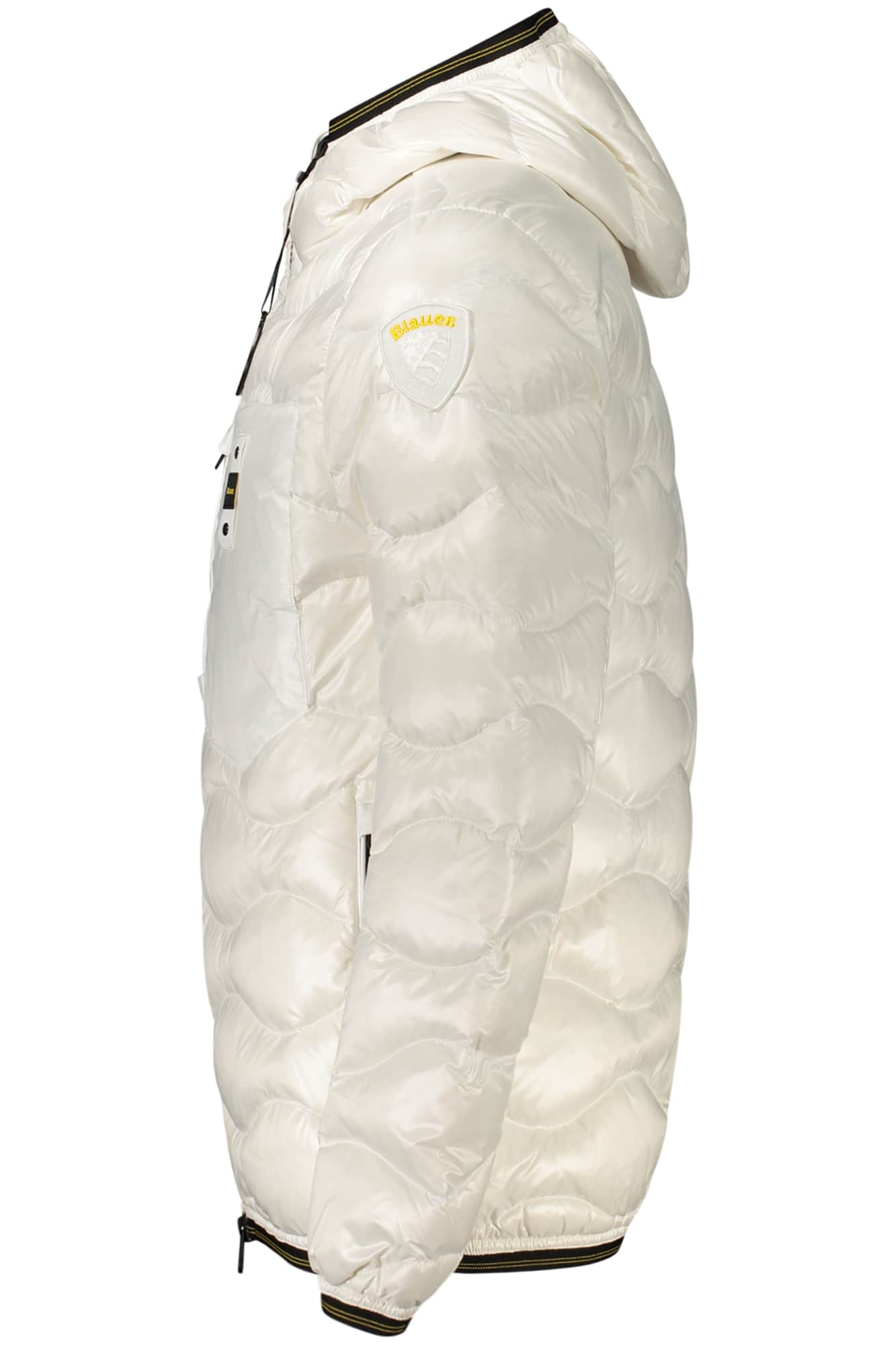 Blauer herren weiss jacke