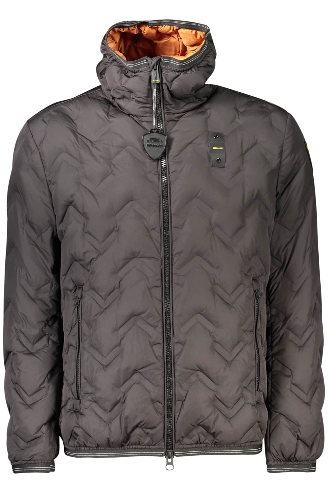 Blauer herren schwarz jacke