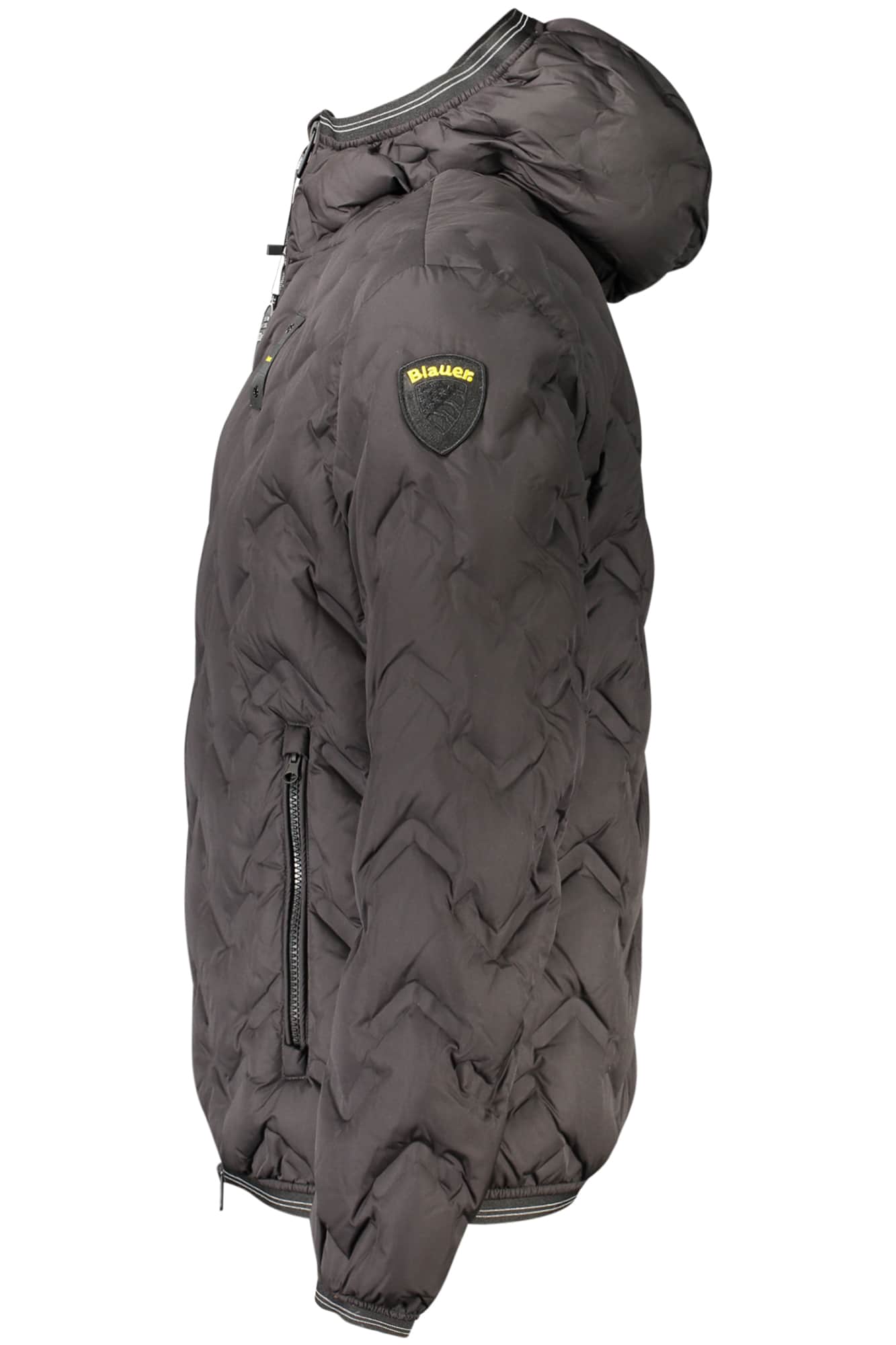 Blauer herren schwarz jacke