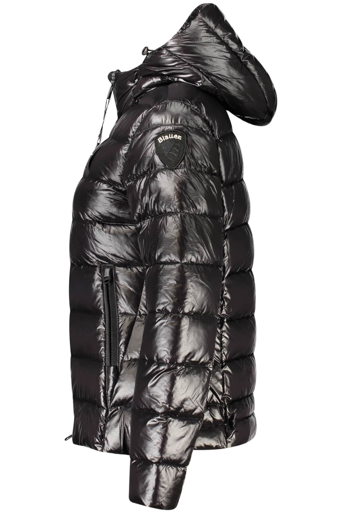 Blauer damen schwarz jacke