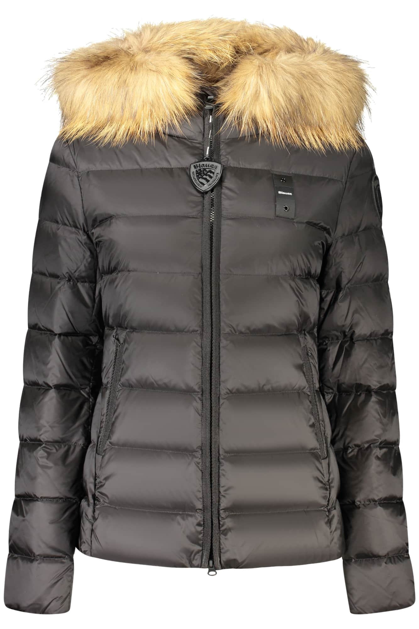 Blauer damen schwarz jacke