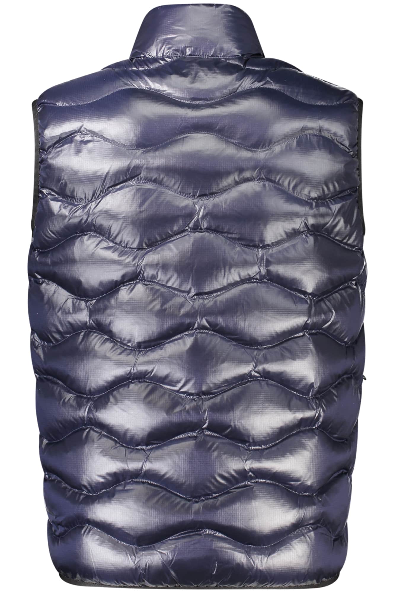 Blauer herren blau ärmellos jacke