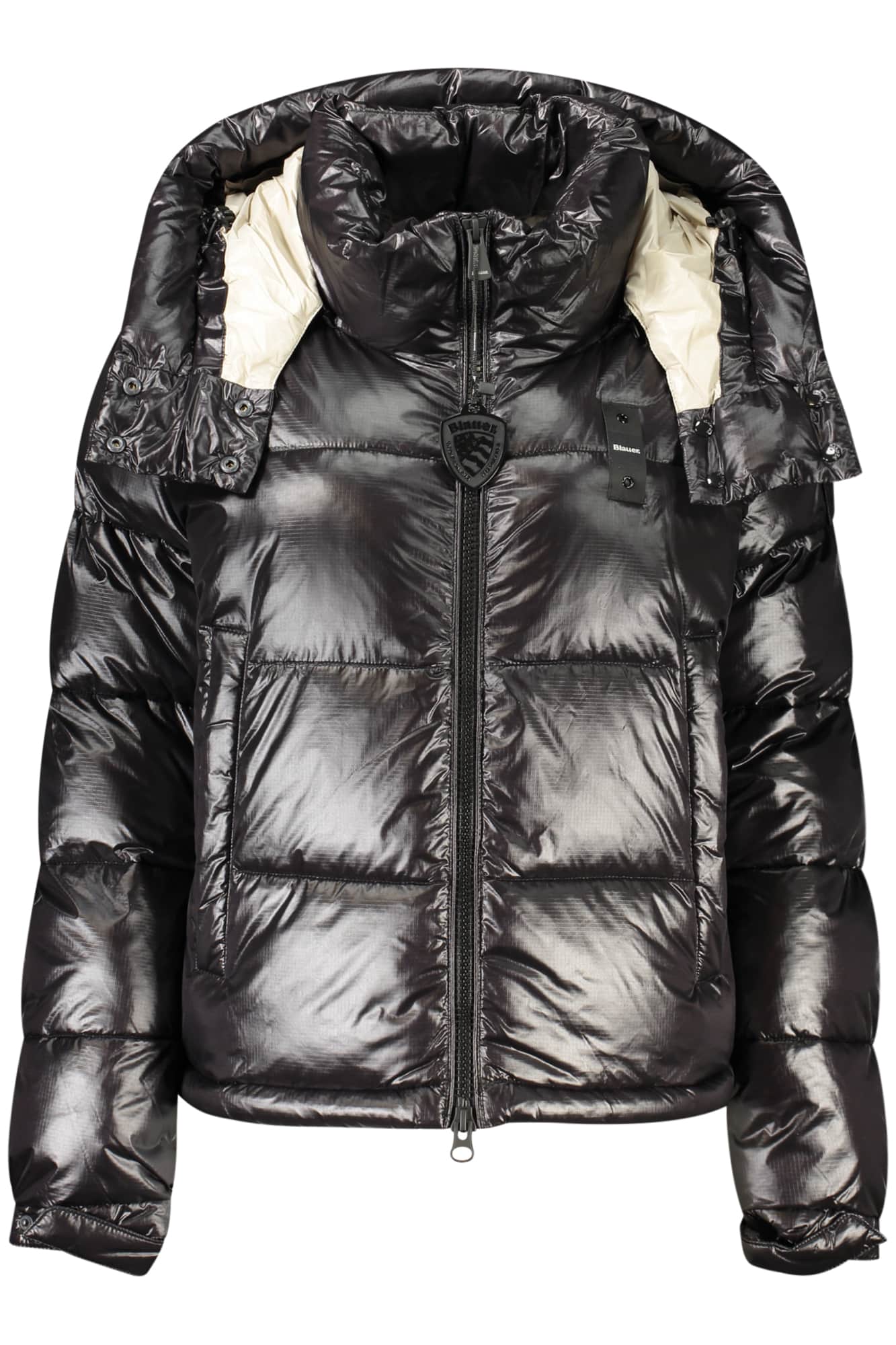 Blauer damen schwarz jacke