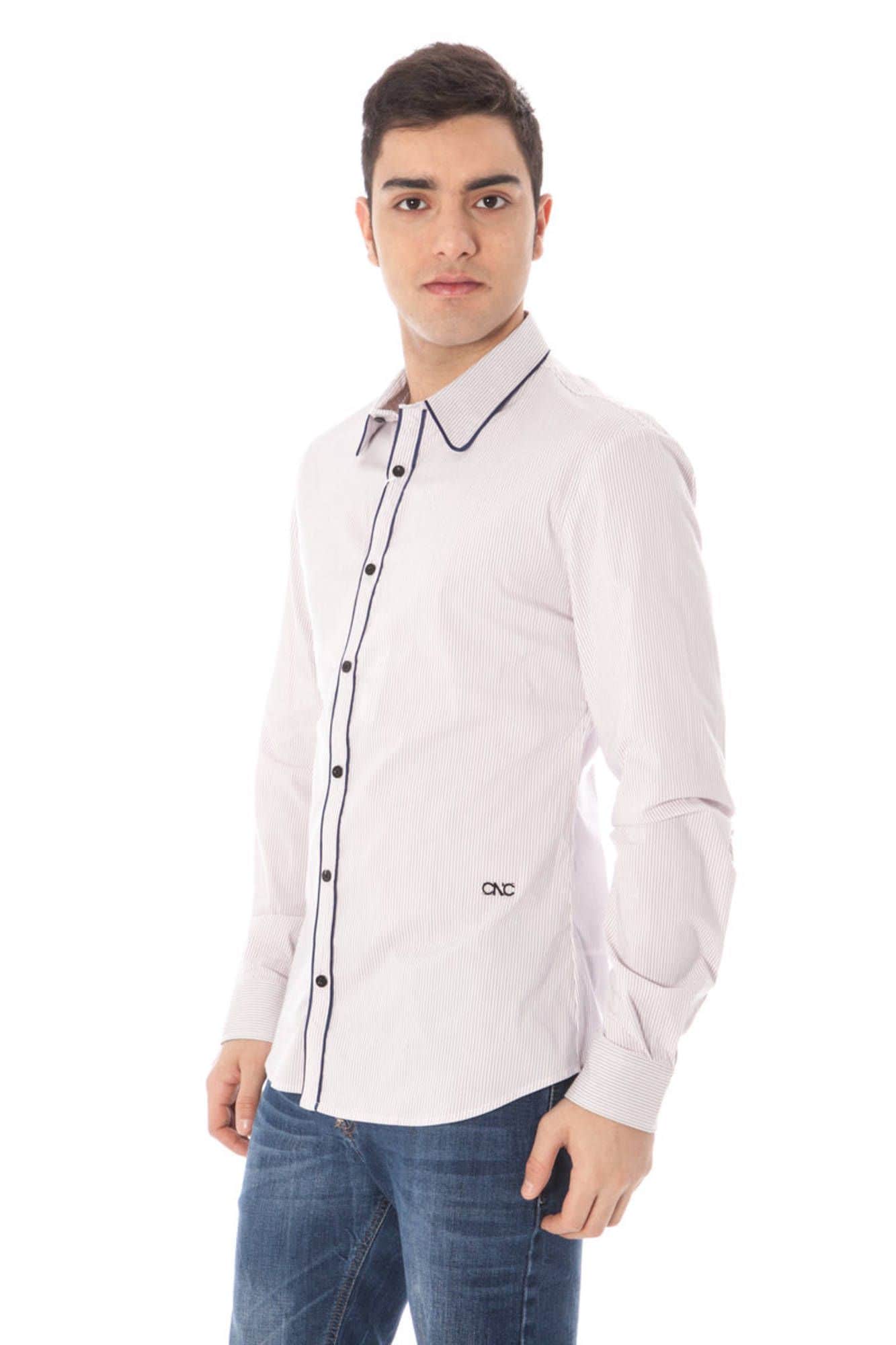 BADEMODE NATIONAL HERREN LANGARM SHIRT LEICHT BLAU