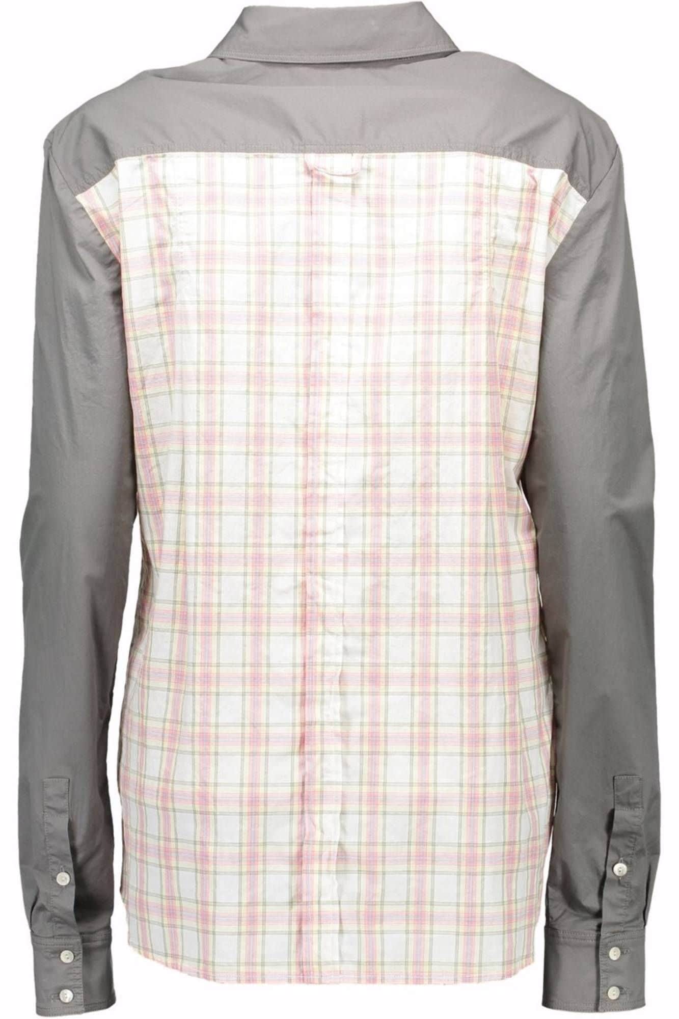 JOHN GALLIANO DAMEN LANGARM SHIRT GRAU