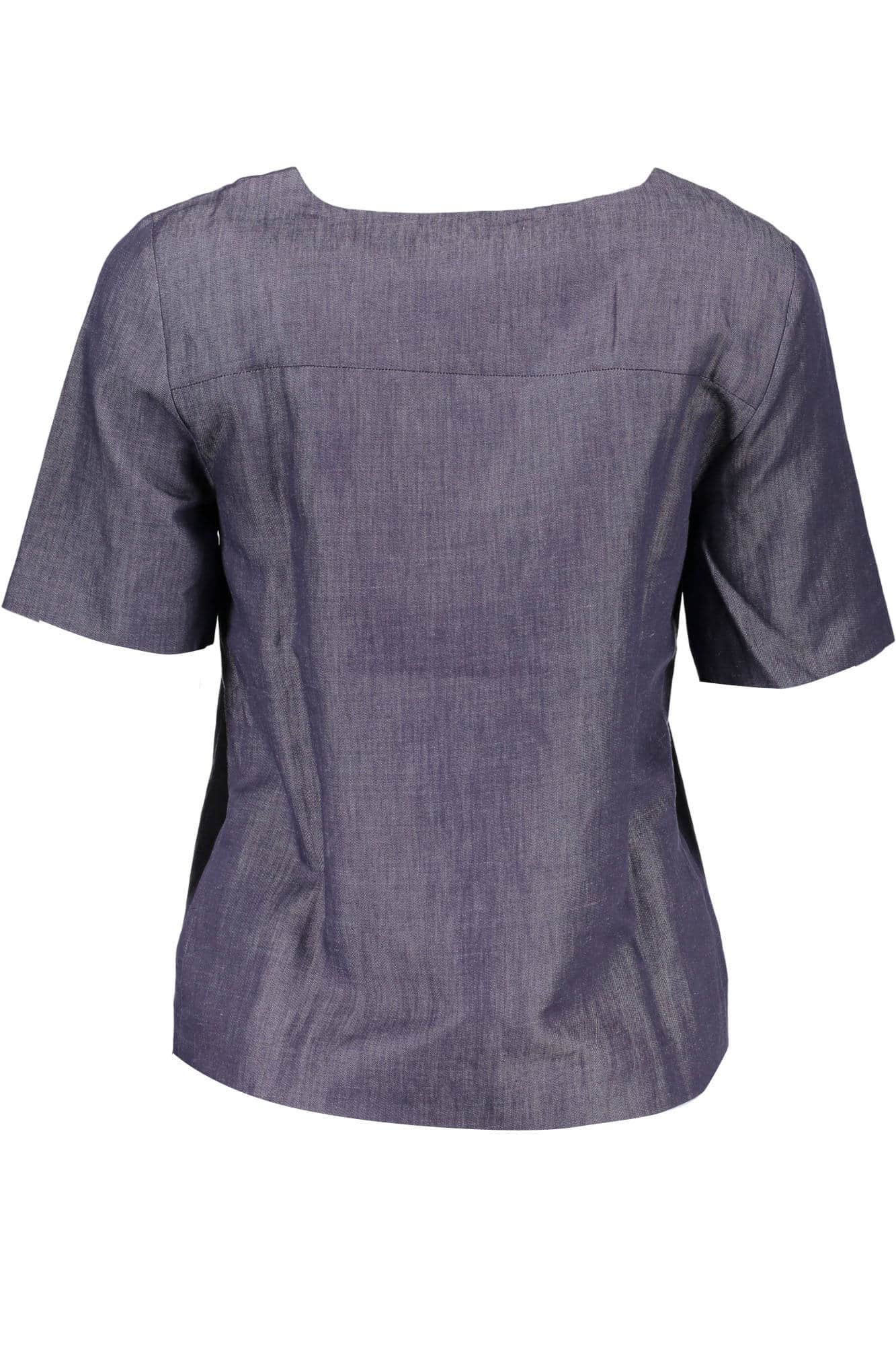 GANT DAMEN KURZARM T-SHIRT BLAU