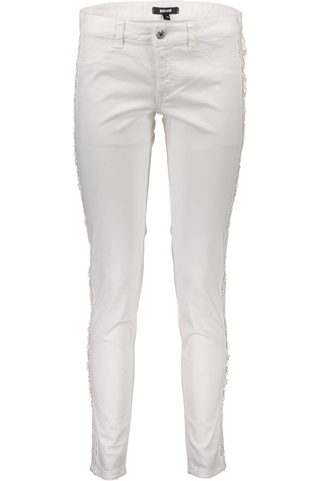 JUST CAVALLI DAMEN WEISS HOSE