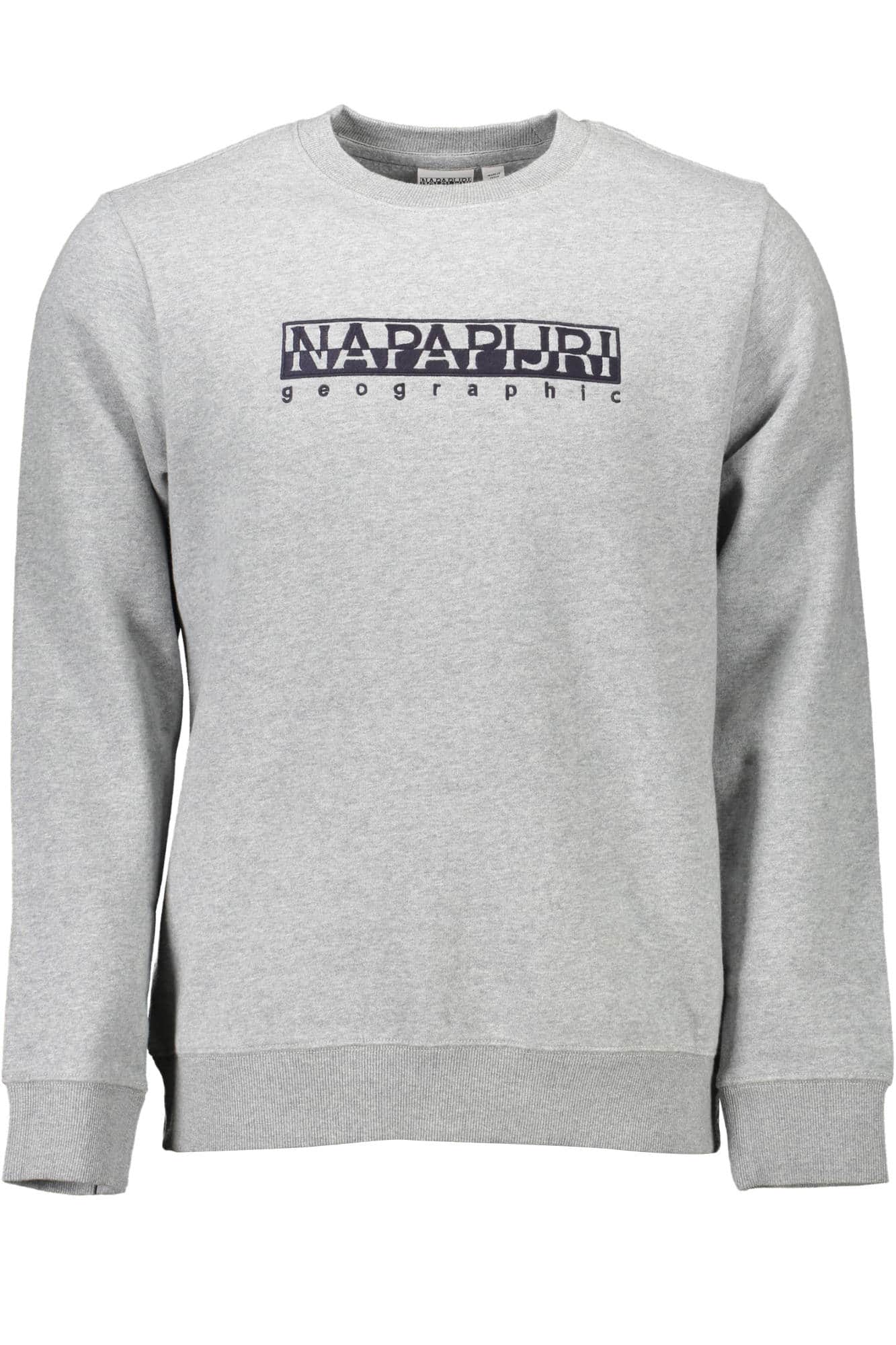 Napapijri sweatshirt ohne reissverschluss herren grau