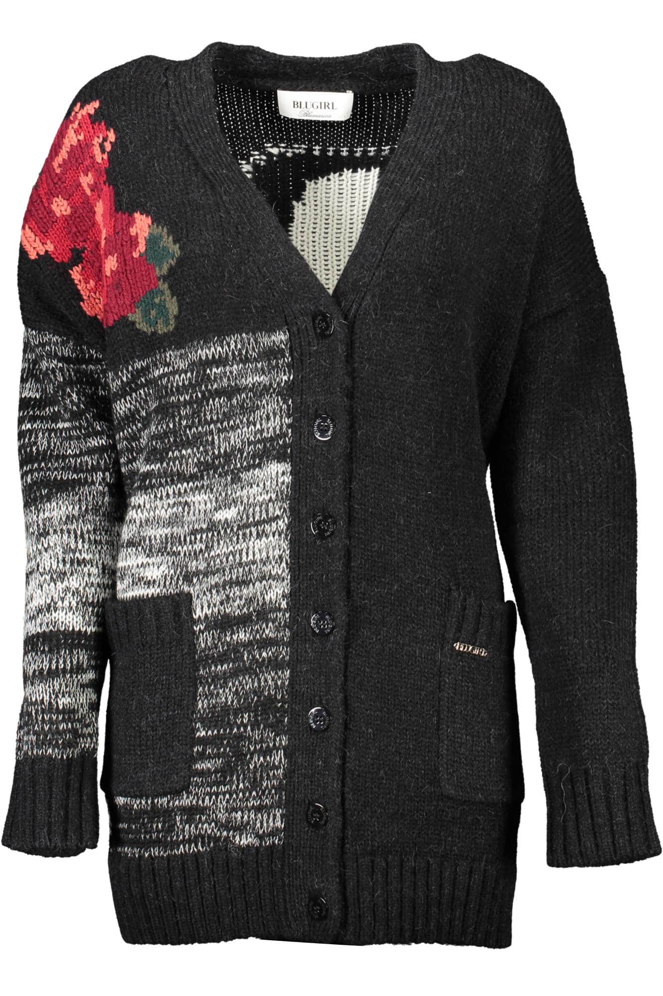 BLUGIRL STRICKJACKE DAMEN SCHWARZ