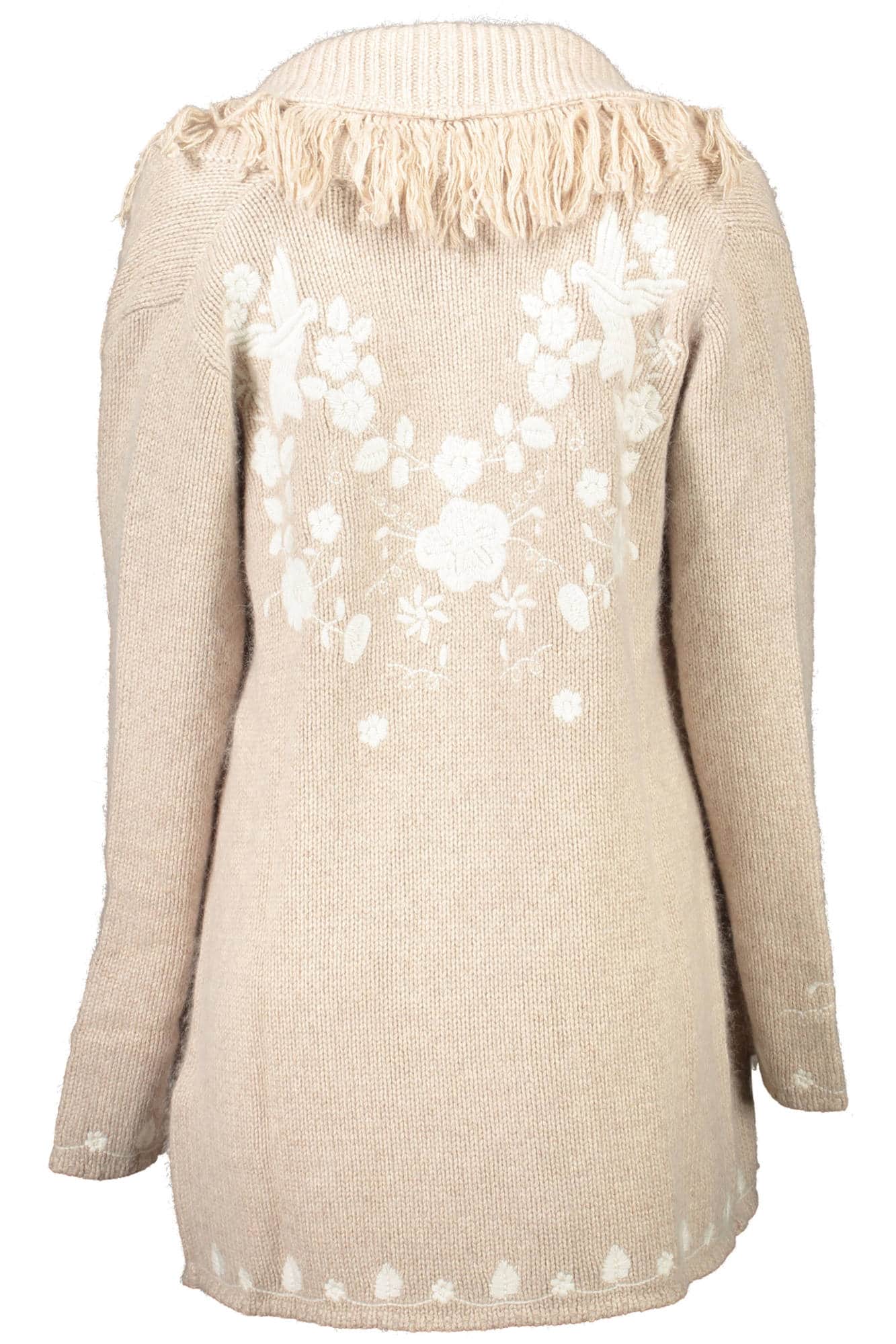 BLUGIRL BEIGE DAMEN STRICKJACKE
