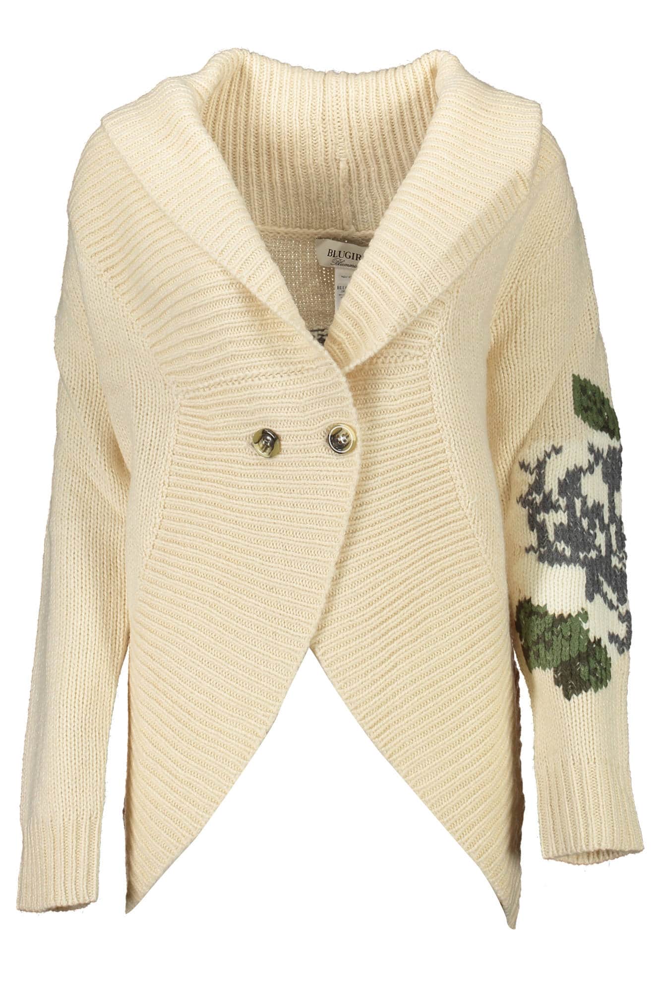 BLUGIRL BEIGE DAMEN STRICKJACKE