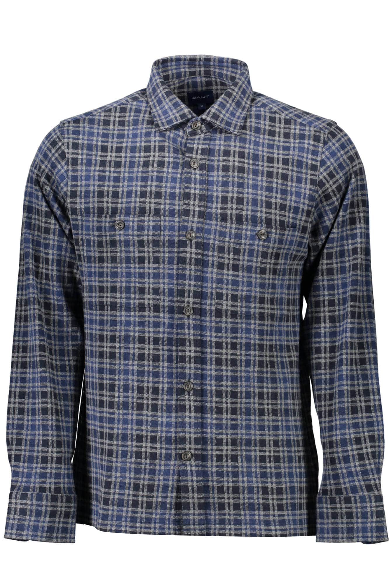 GANT HERREN BLAU LANGARM SHIRT
