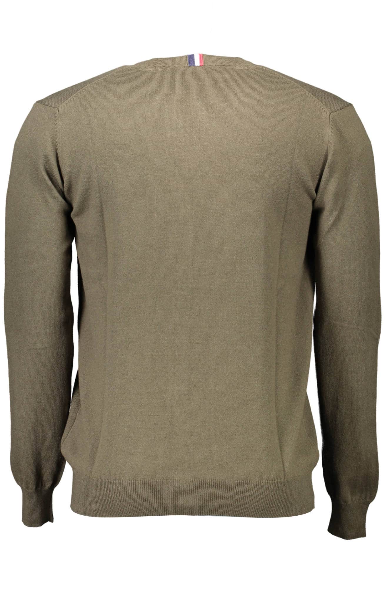 US POLO ASSN. HERREN GRÜN STRICKJACKE