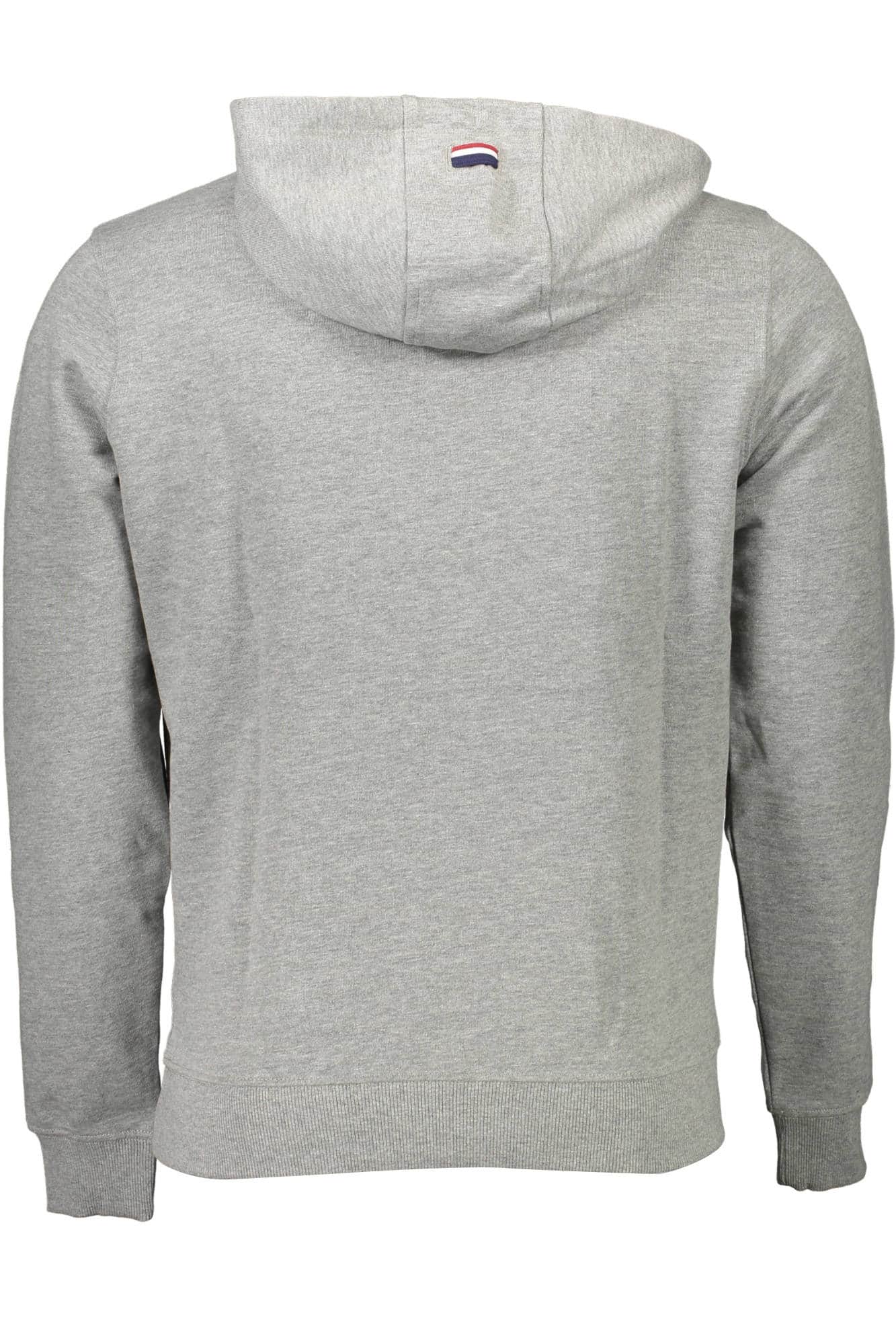 US POLO ASSN. HERREN GRAU MIT REISSVERSCHLUSS SWEATSHIRT