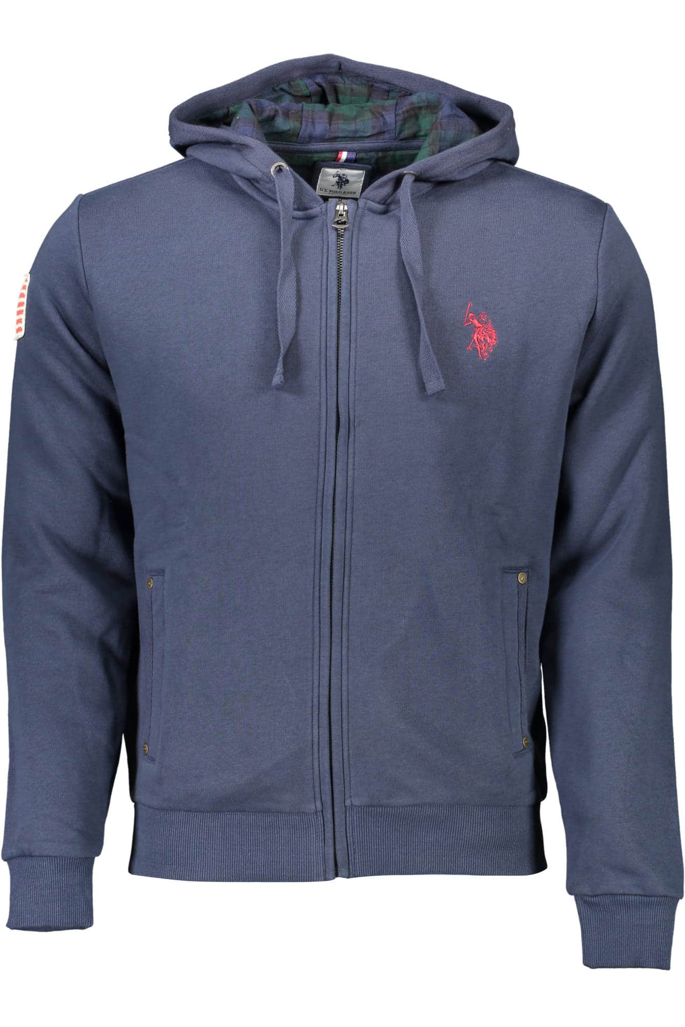 US POLO ASSN. HERREN BLAU MIT REISSVERSCHLUSS SWEATSHIRT