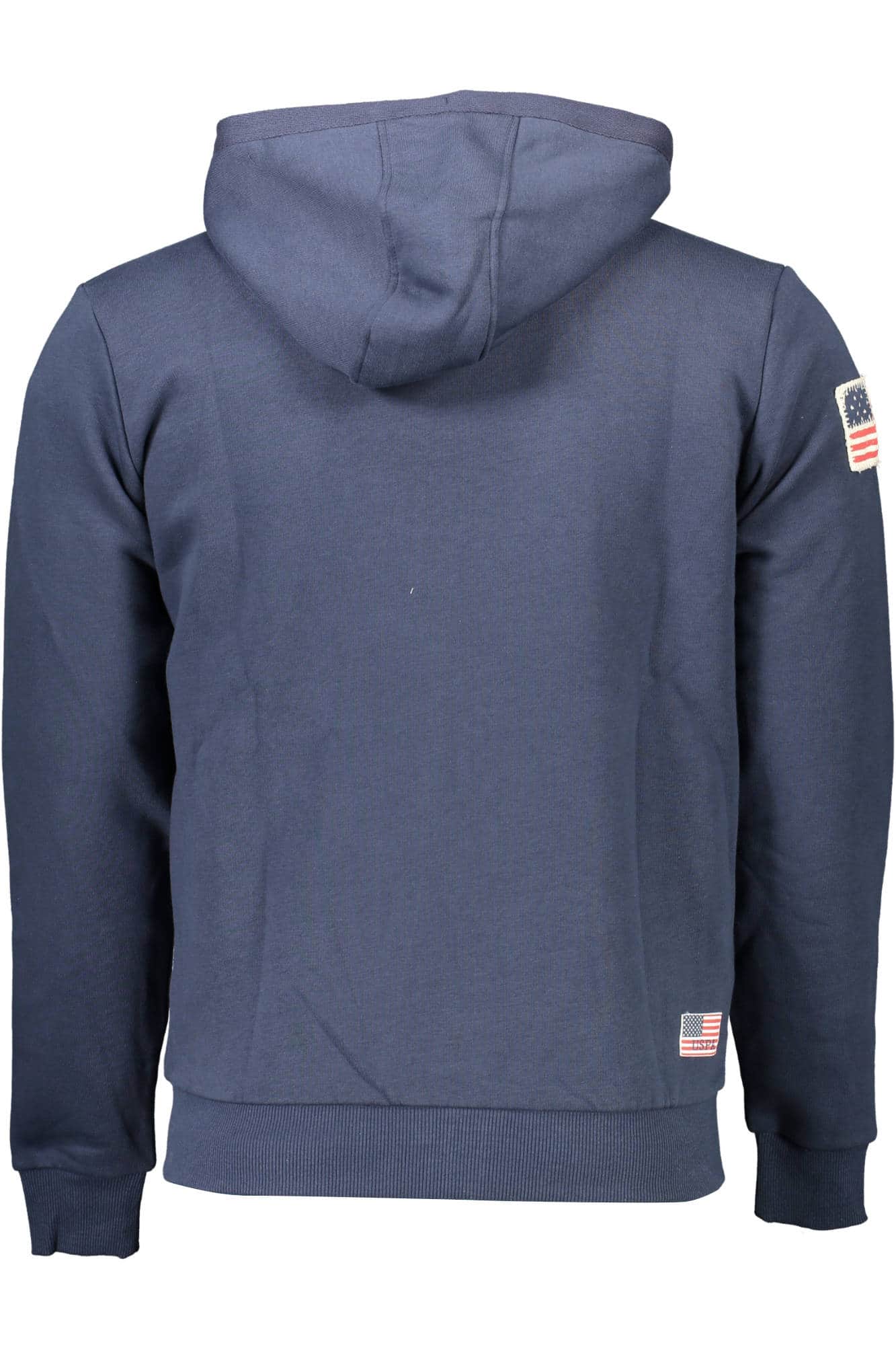 US POLO ASSN. HERREN BLAU MIT REISSVERSCHLUSS SWEATSHIRT