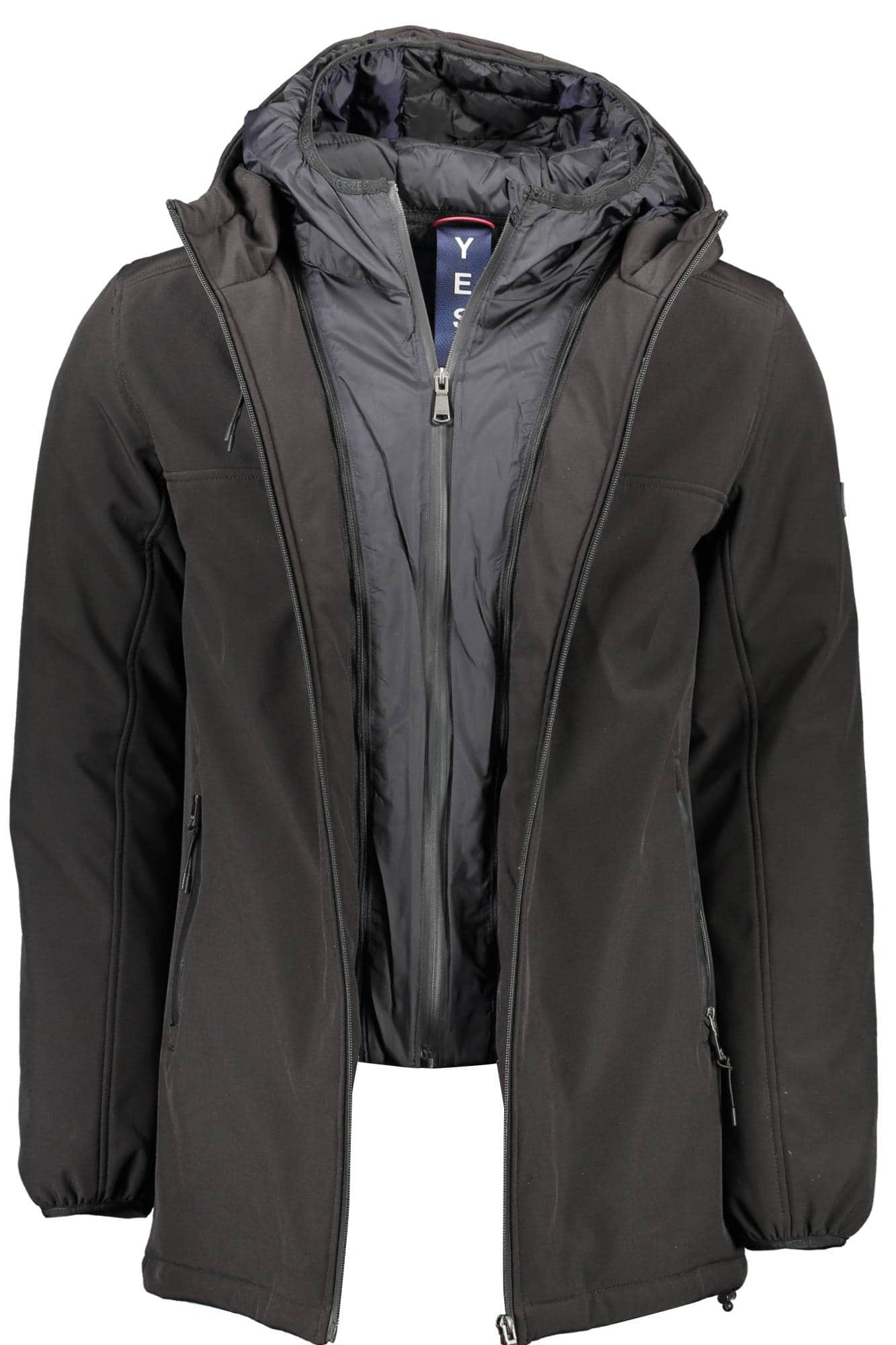 Yes Zee herren schwarz jacke
