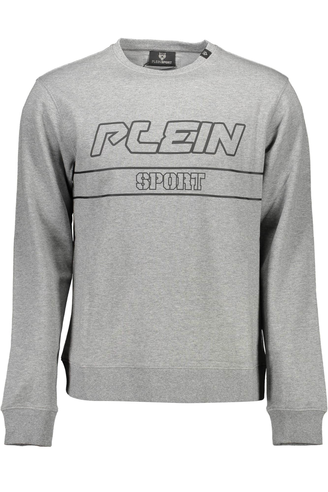 PLEIN SPORT SWEATSHIRT OHNE REISSVERSCHLUSS HERREN WEISS