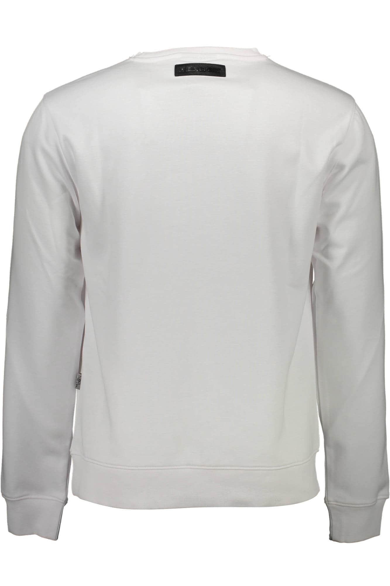 PLEIN SPORT SWEATSHIRT OHNE REISSVERSCHLUSS HERREN WEISS