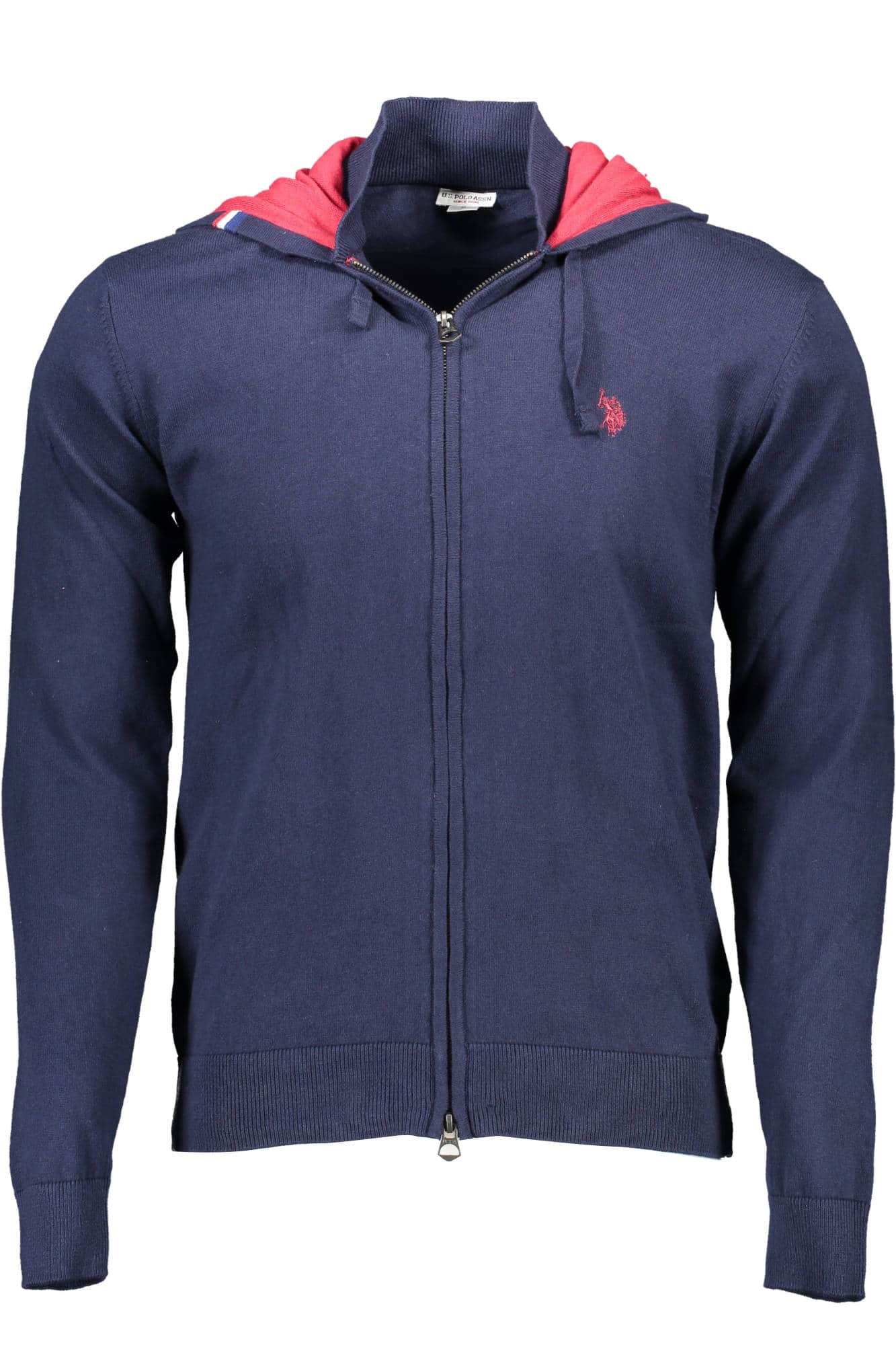 US POLO ASSN. HERREN GRAU STRICKJACKE