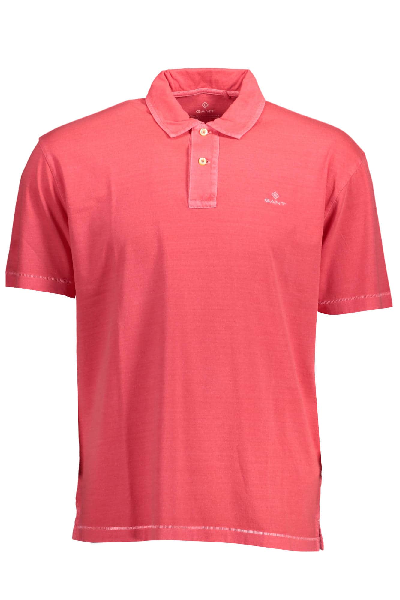 GANT HERREN ROSA KURZARM POLOSHIRT