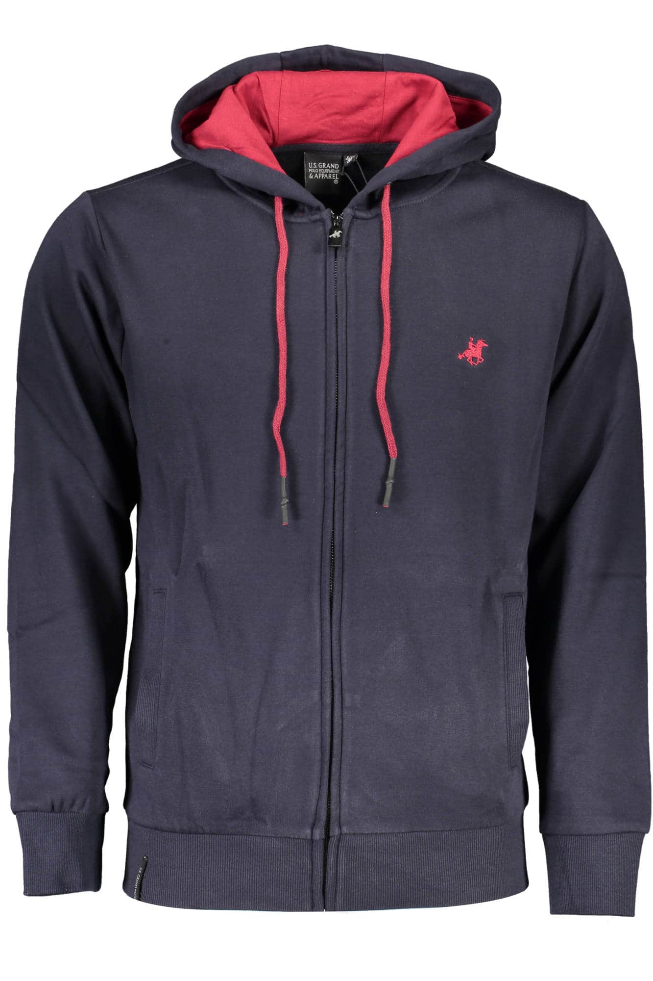 US GRAND HERREN BLAU MIT REISSVERSCHLUSS SWEATSHIRT