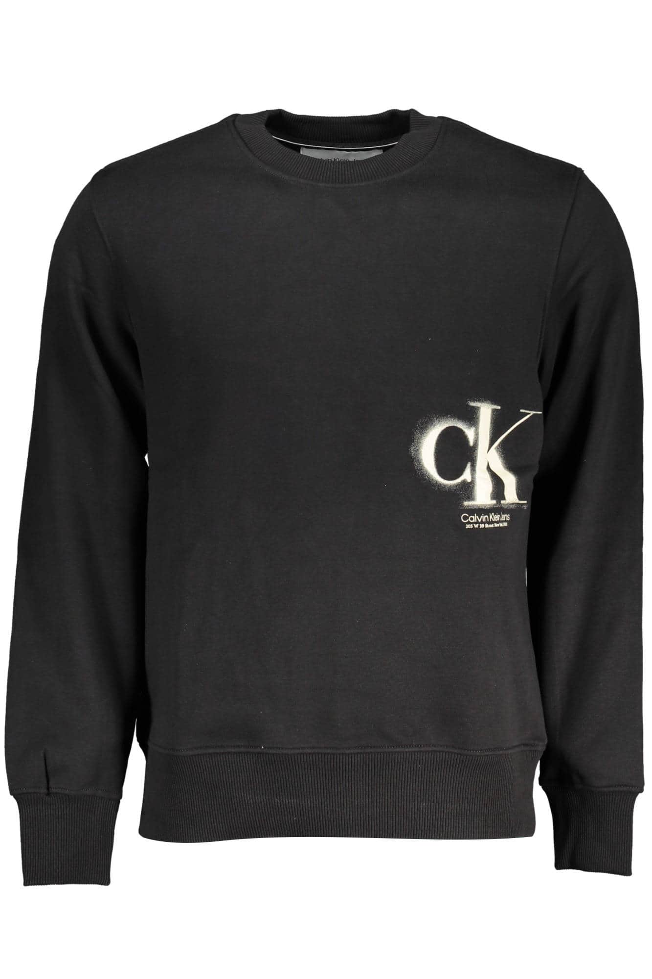 CALVIN KLEIN SWEATSHIRT OHNE REISSVERSCHLUSS SCHWARZ HERREN
