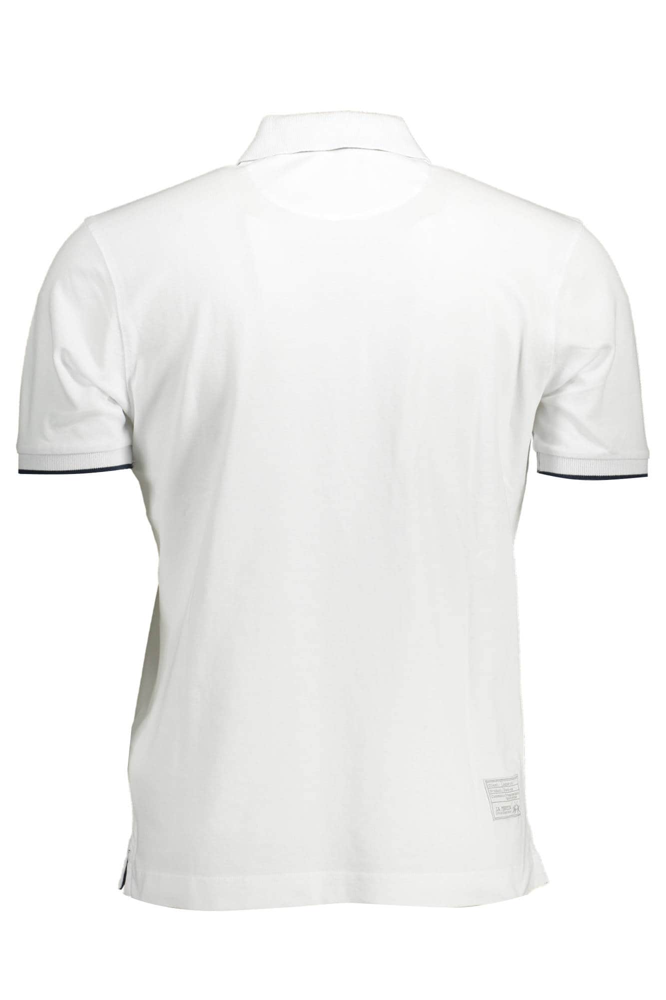 LA MARTINA HERREN WEISS KURZARM POLOSHIRT