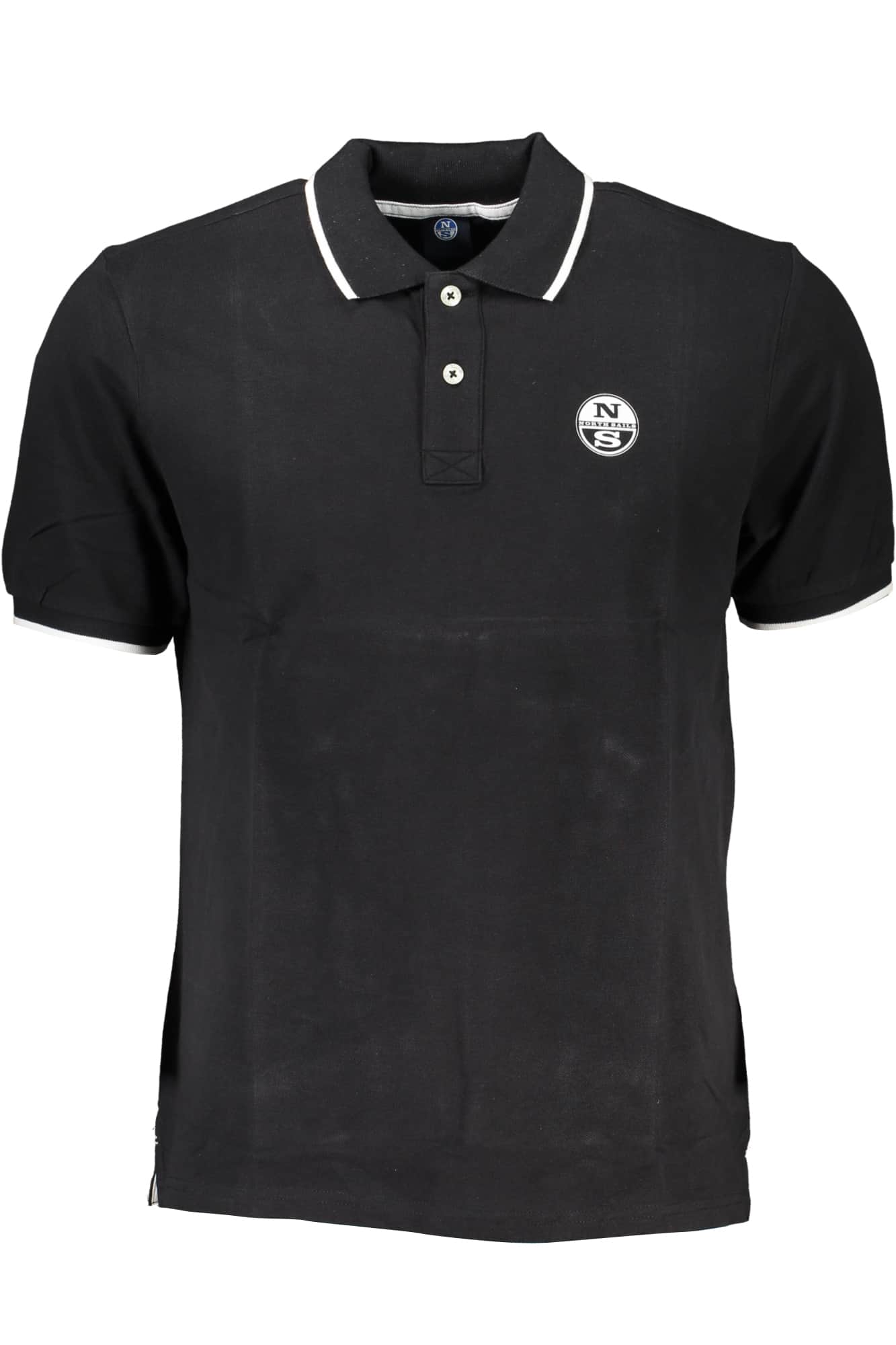 NORTH SAILS HERREN SCHWARZ KURZARM POLOSHIRT