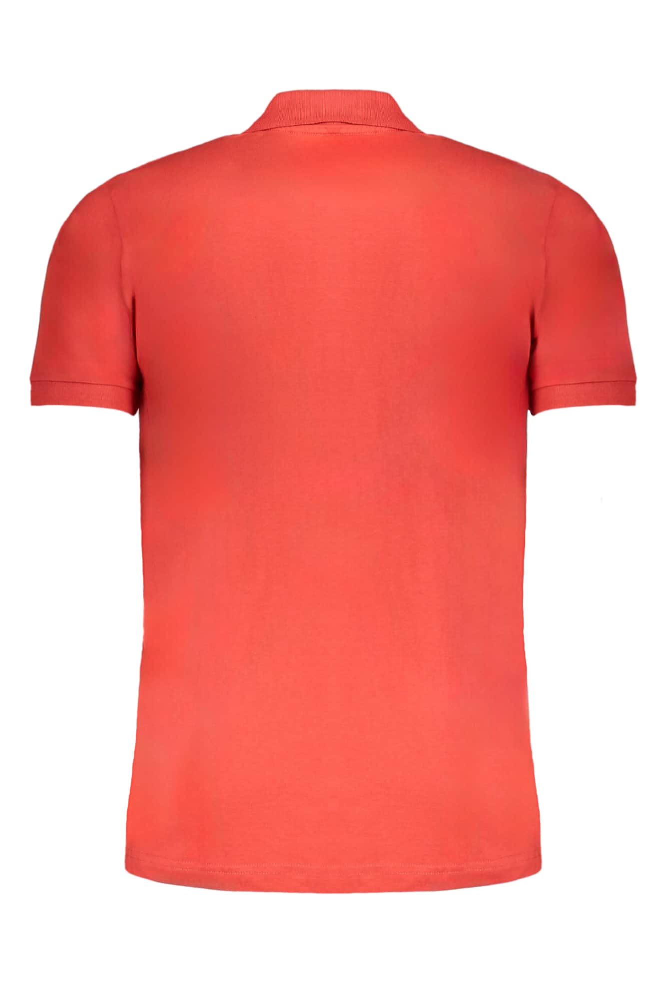 GIAN MARCO VENTURI HERREN ROT KURZARM POLOSHIRT