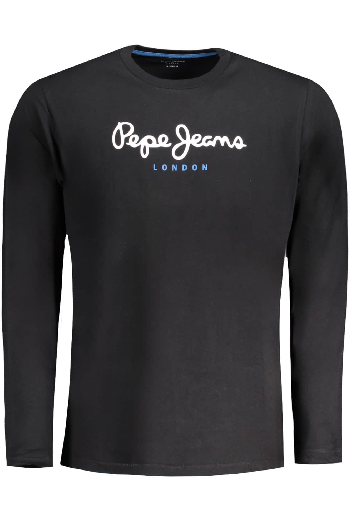 PEPE JEANS HERREN LANGARM T-SHIRT, BLAU