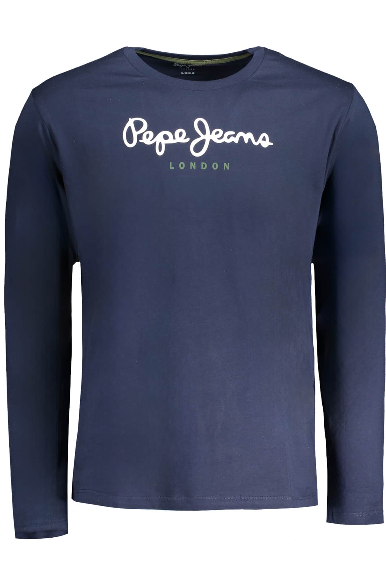 PEPE JEANS HERREN LANGARM T-SHIRT, BLAU