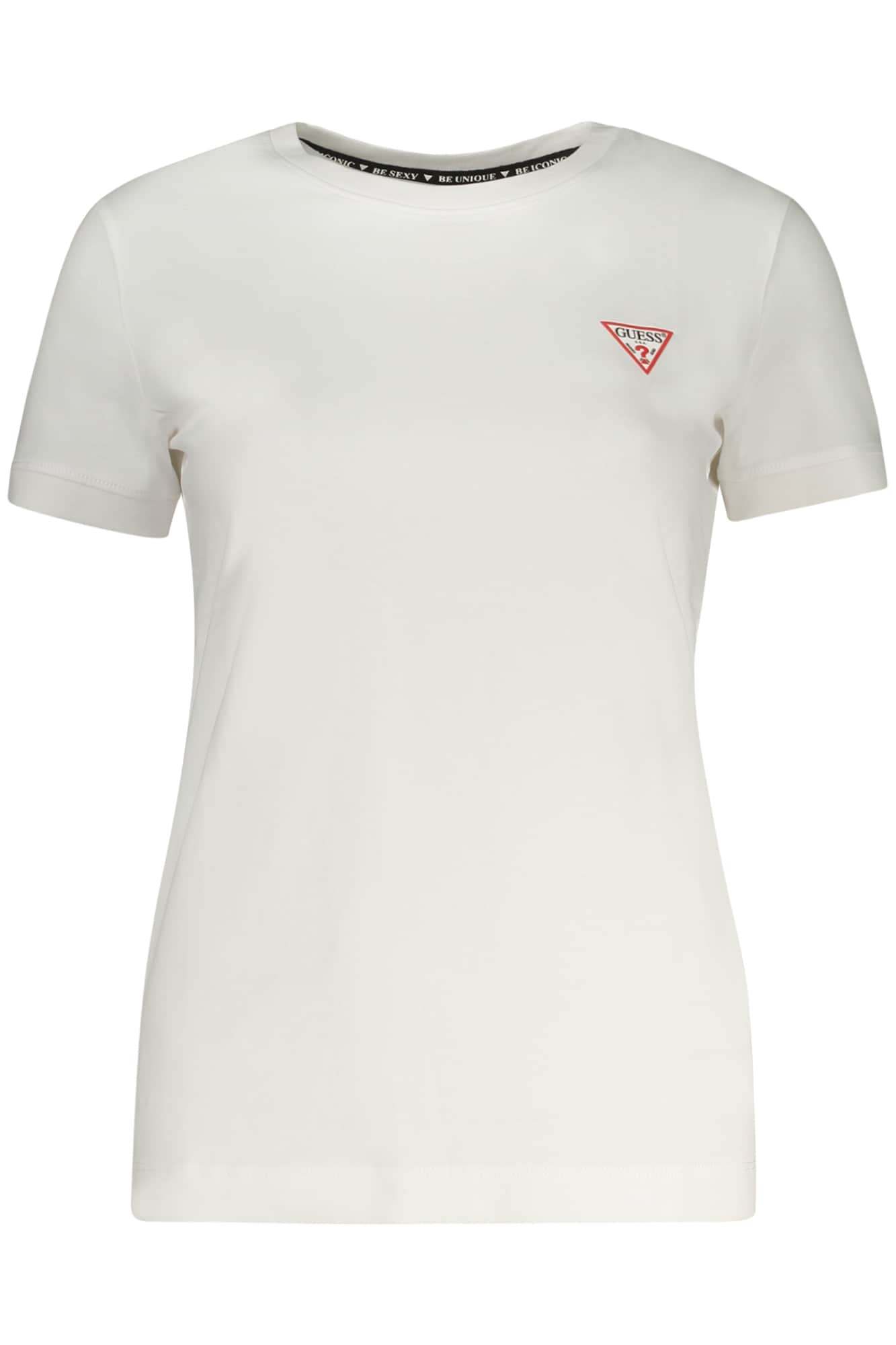 GUESS JEANS KURZARM T-SHIRT DAMEN WEISS