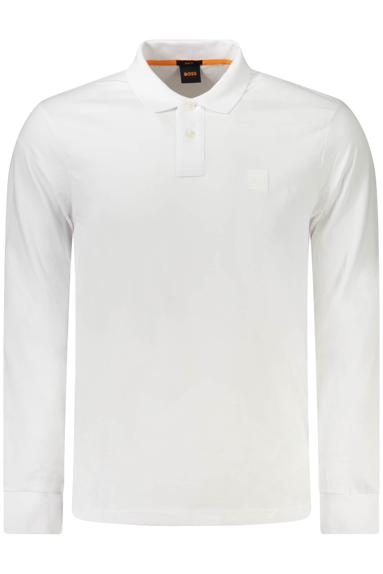 HUGO BOSS LANGARM POLO HERREN WEISS