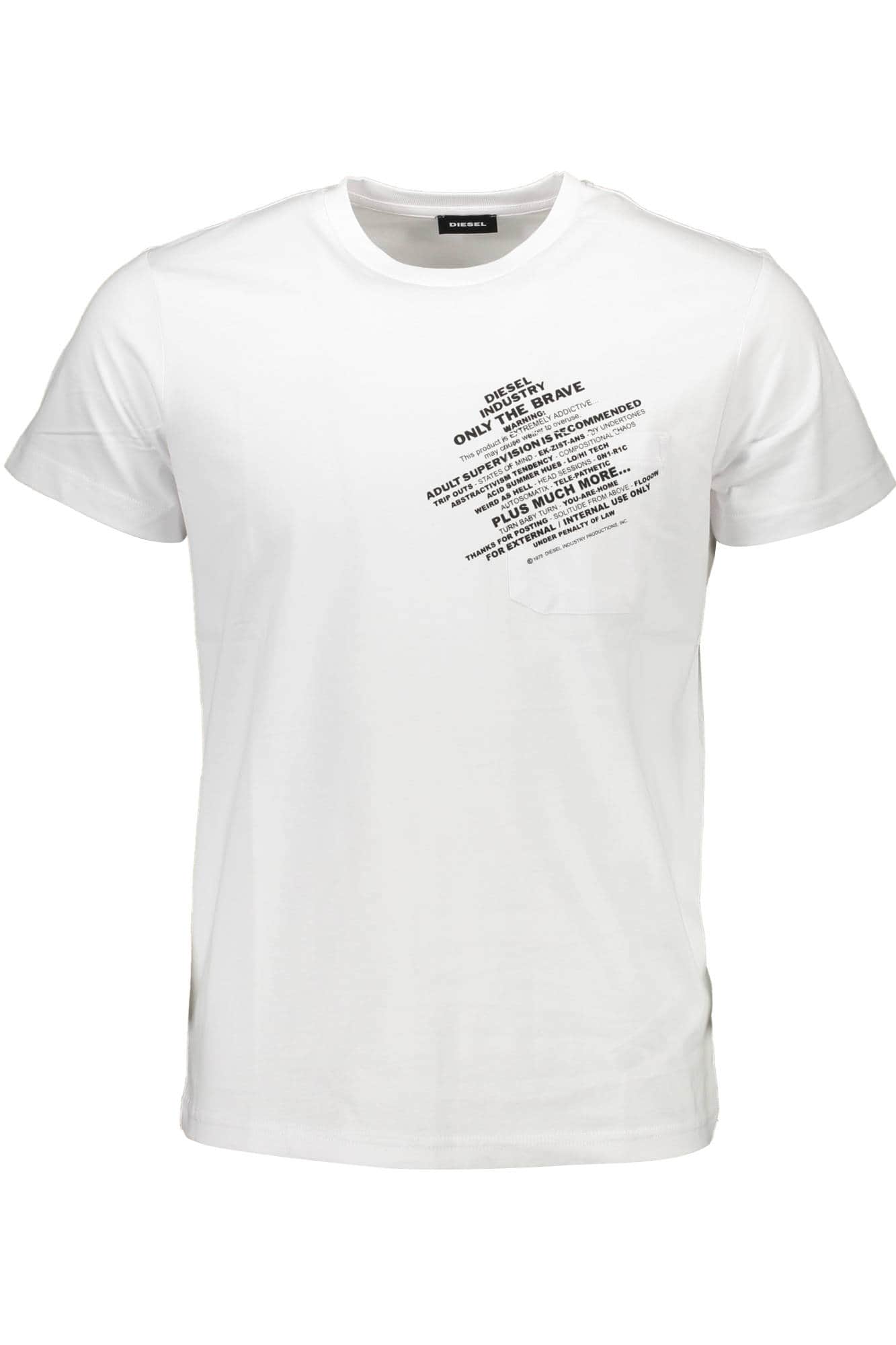 DIESEL WEISS HERREN KURZARM T-SHIRT