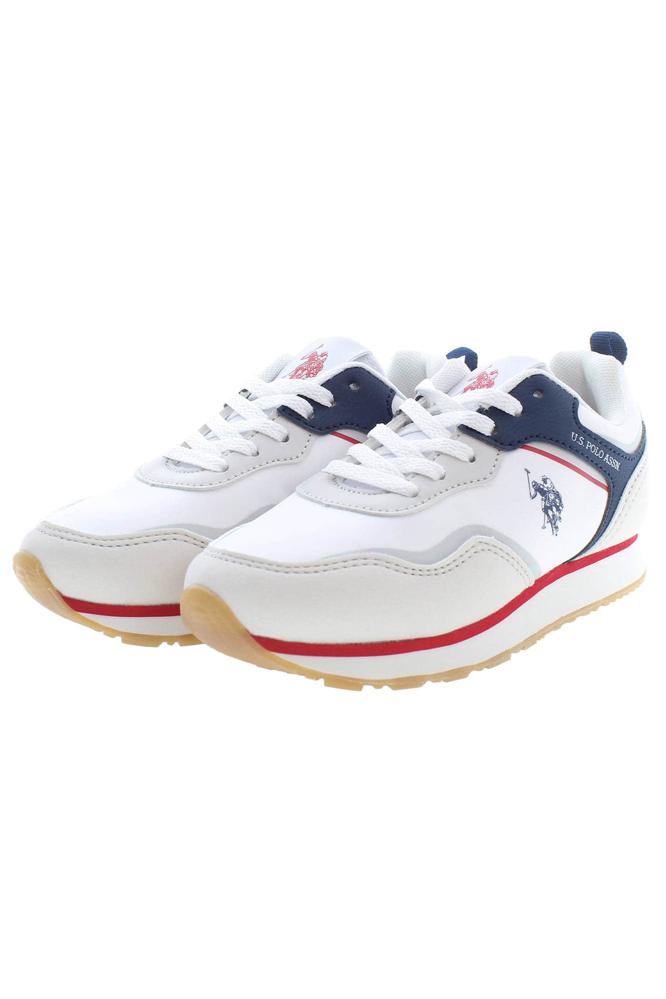 US POLO ASSN. KINDER WEISS SPORTSCHUHE