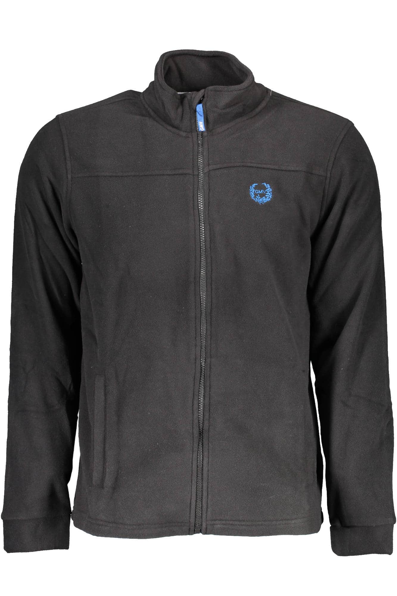 GIAN MARCO VENTURI HERREN SCHWARZ MIT REISSVERSCHLUSS SWEATSHIRT
