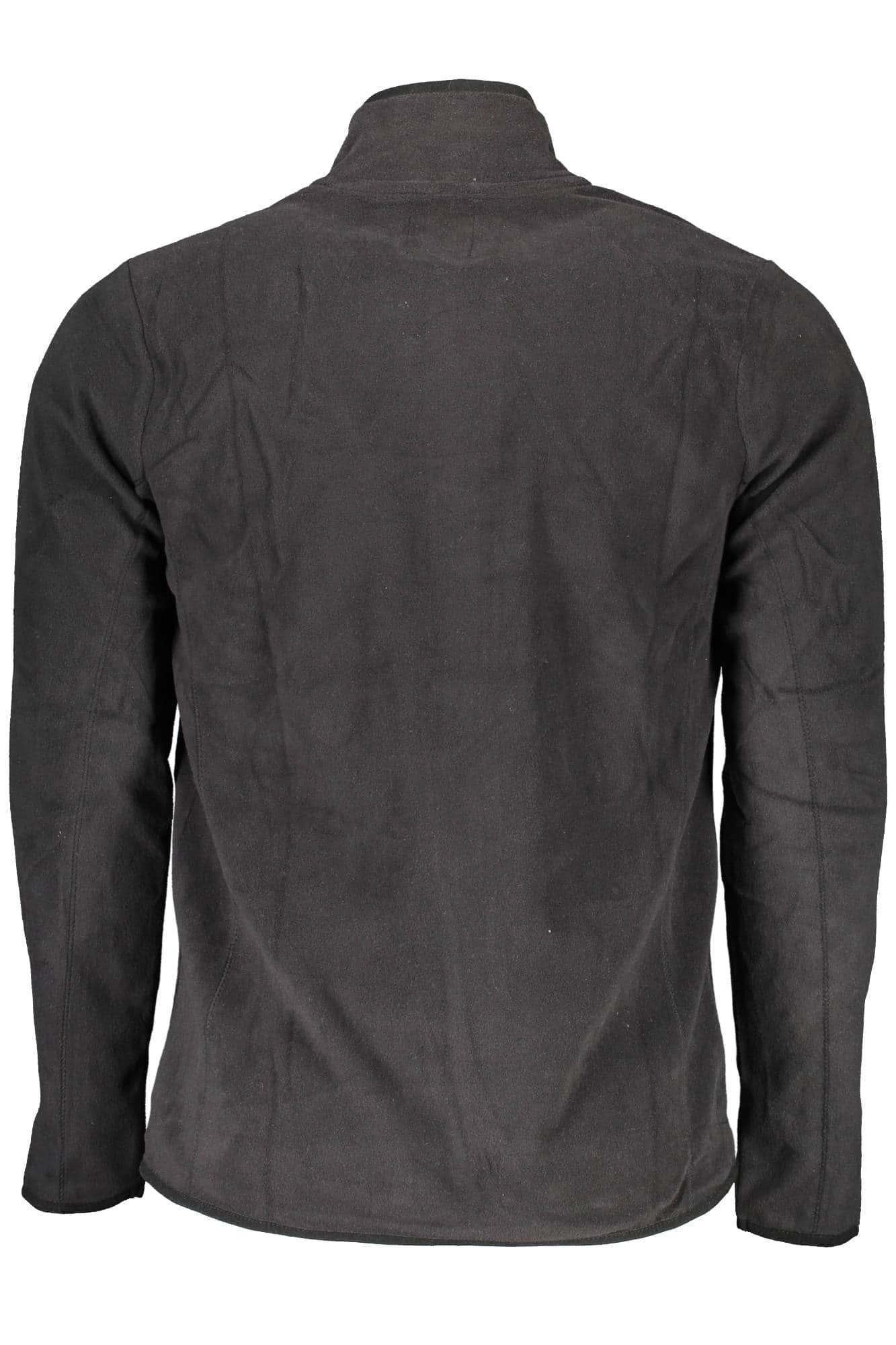 GIAN MARCO VENTURI HERREN SCHWARZ MIT REISSVERSCHLUSS SWEATSHIRT