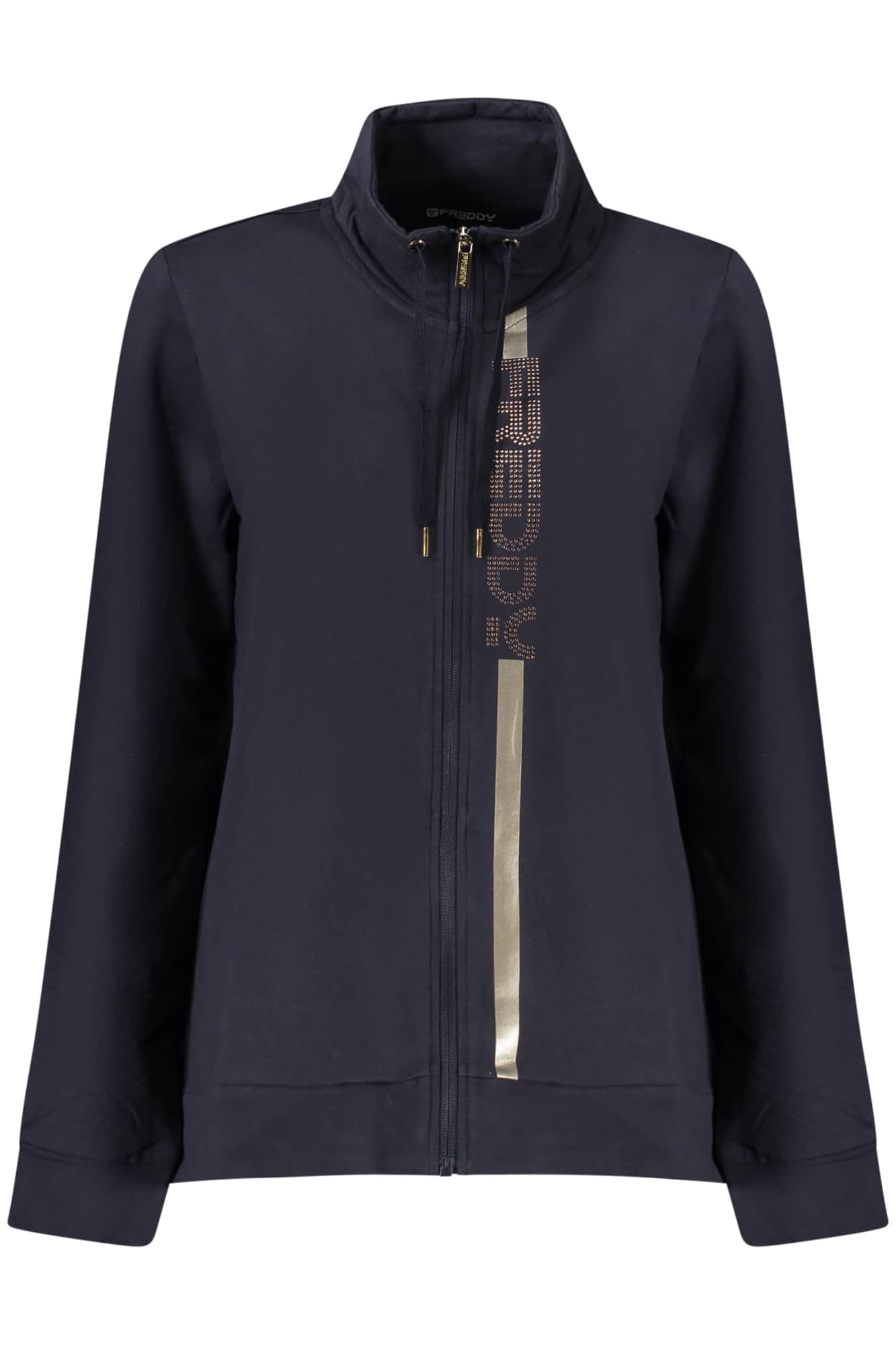 FREDDY DAMEN LILA MIT REISSVERSCHLUSS SWEATSHIRT