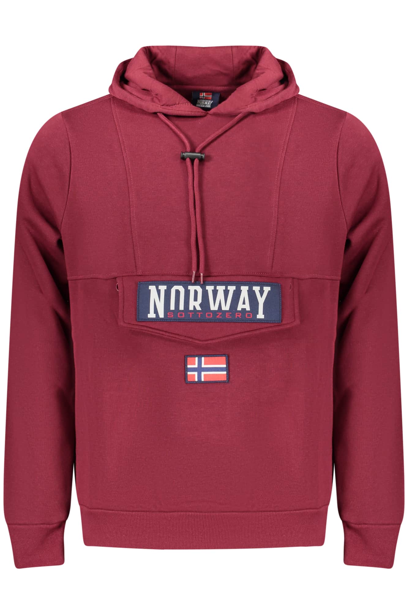 NORWAY 1963 HERREN MIT REISSVERSCHLUSS SWEATSHIRT GRAU