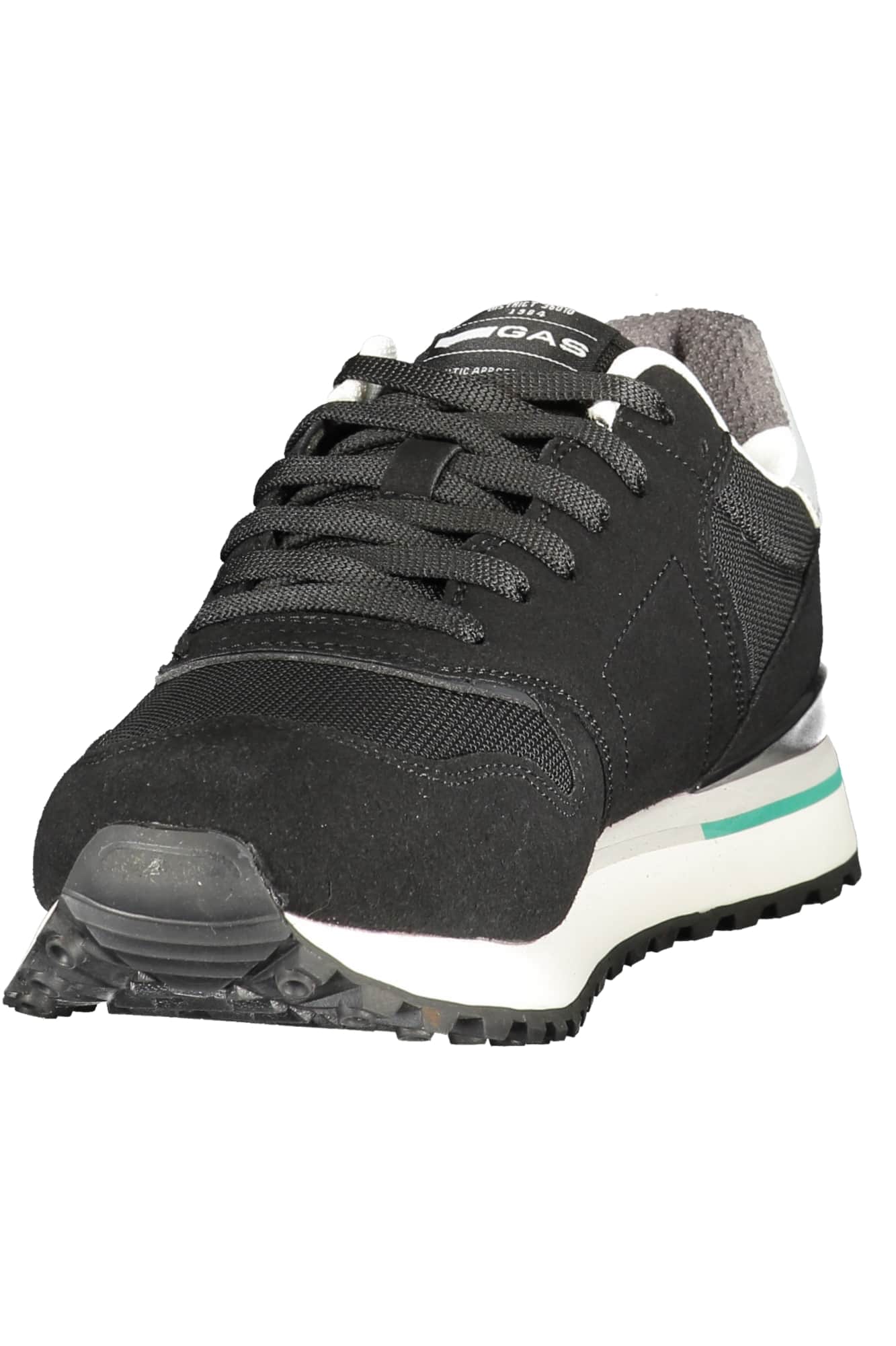 GAS HERREN SCHWARZ SPORTSCHUHE