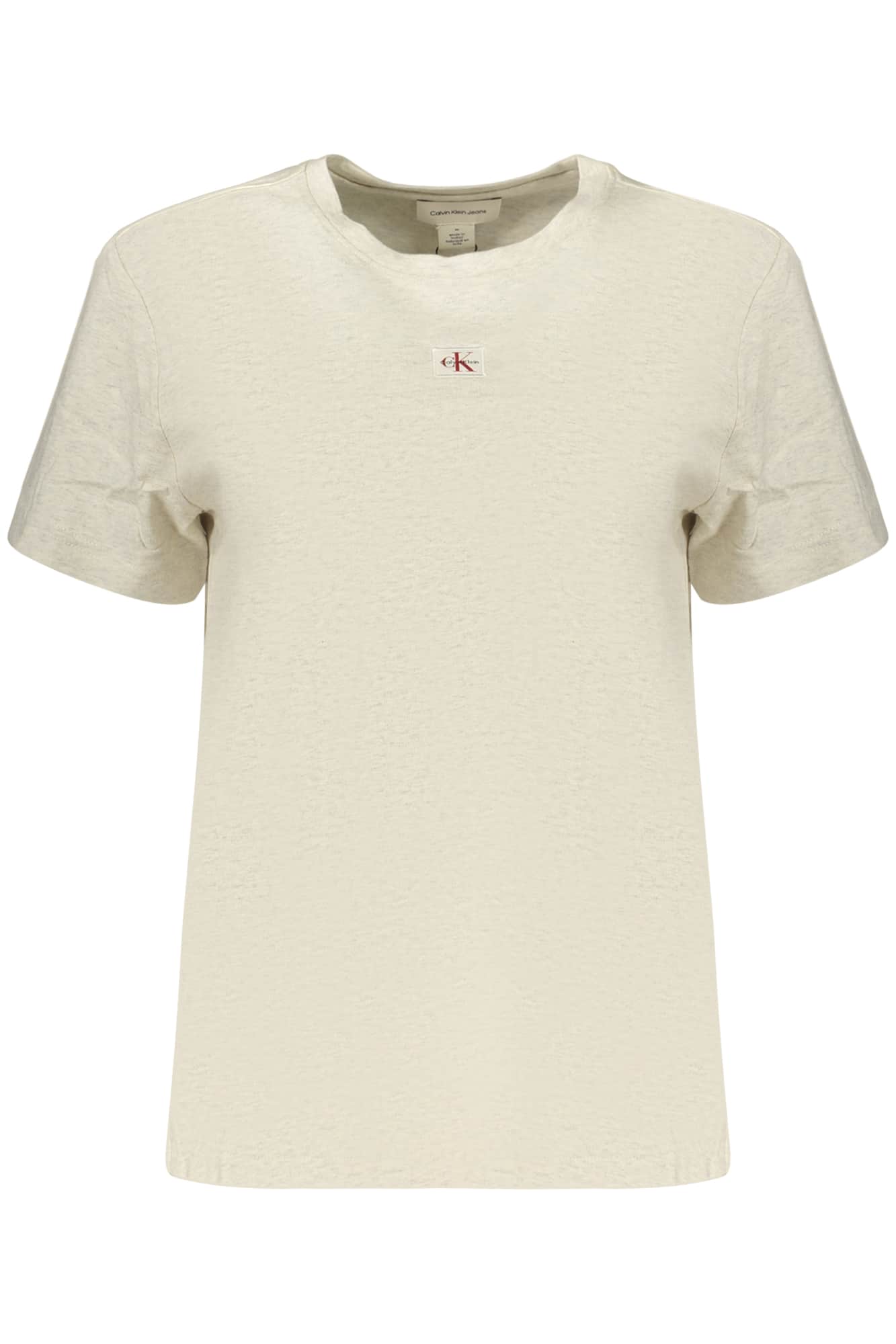 CALVIN KLEIN DAMEN KURZARM T-SHIRT GRAU