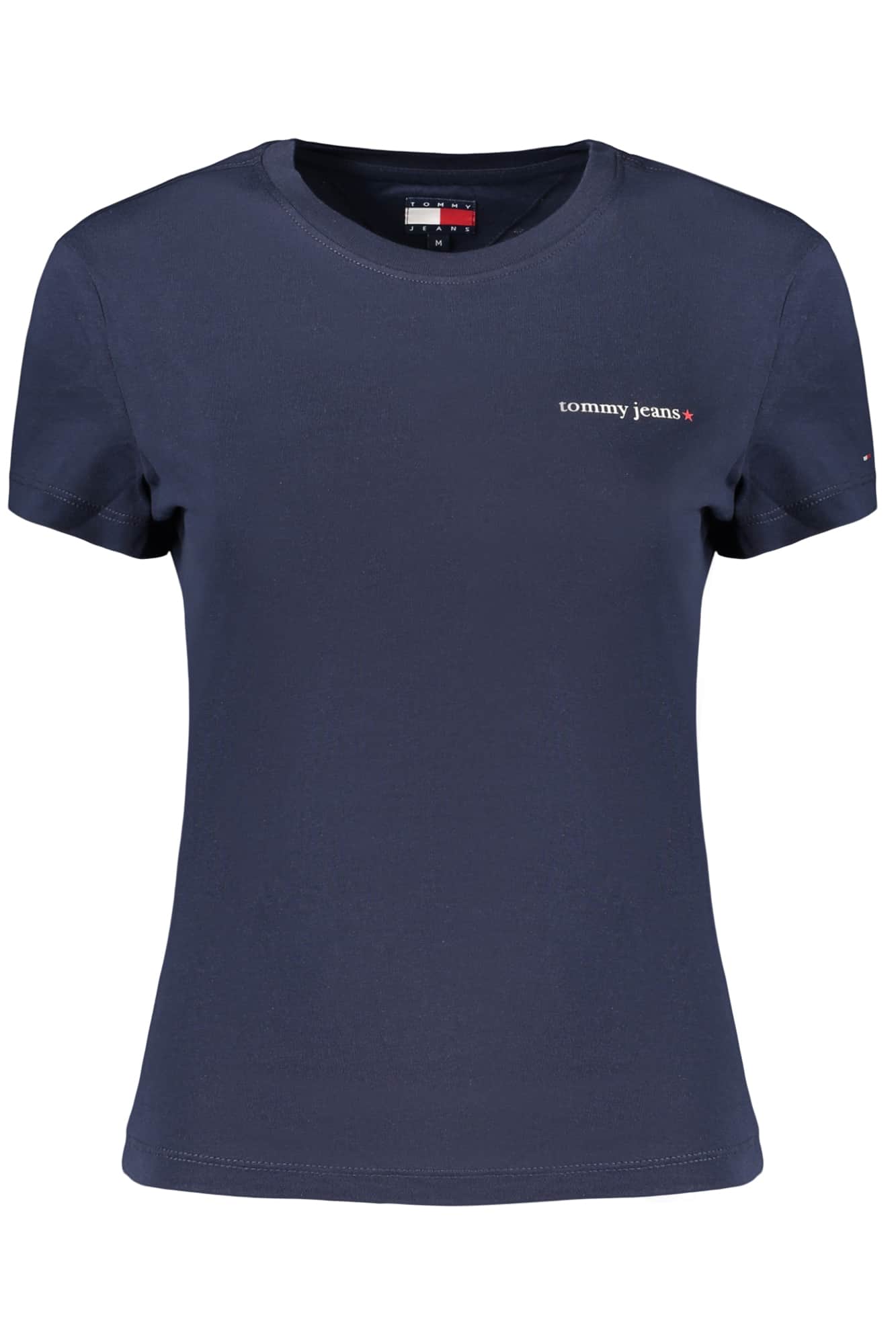 TOMMY HILFIGER DAMEN KURZARM T-SHIRT SCHWARZ