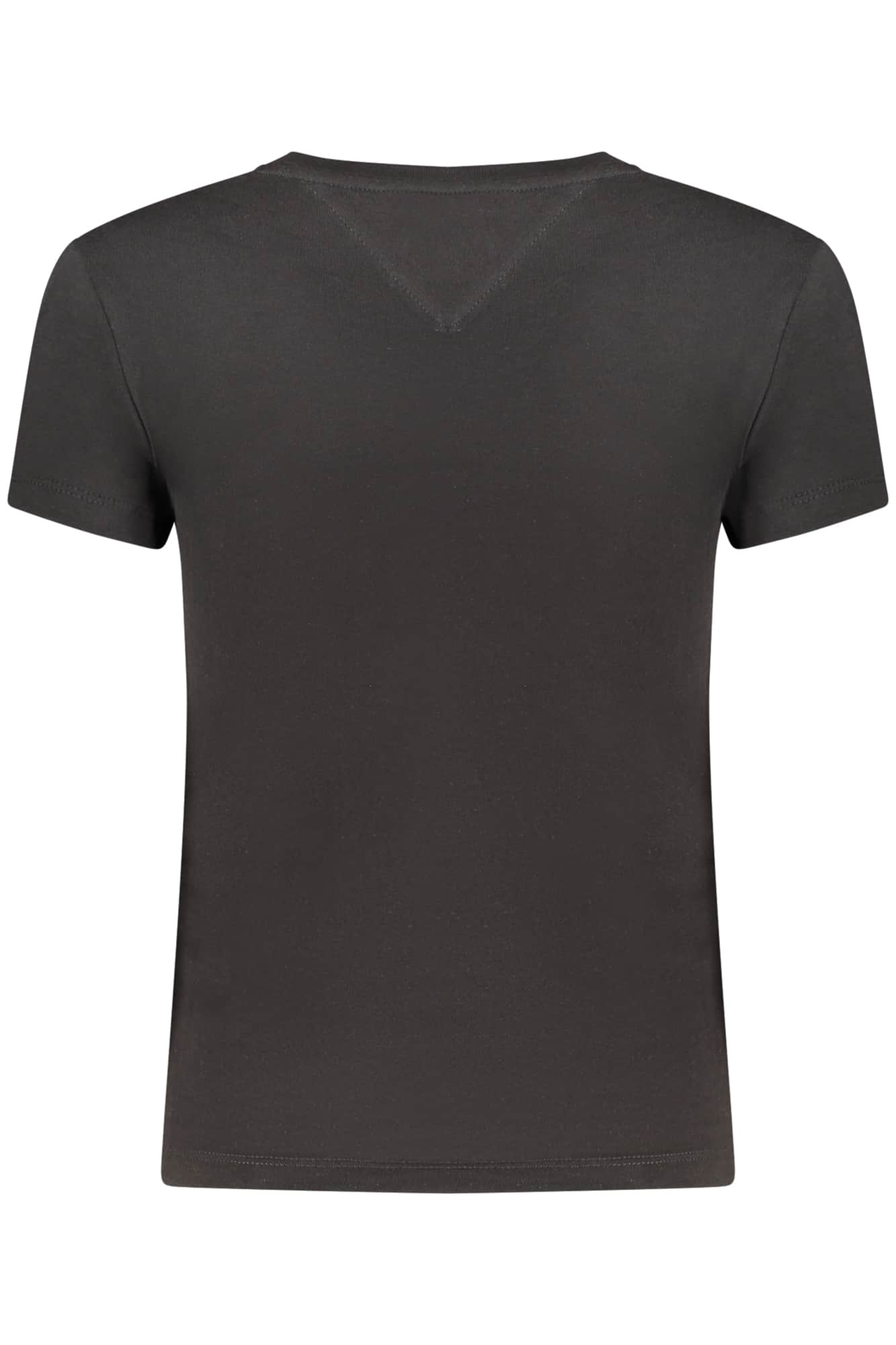TOMMY HILFIGER DAMEN KURZARM T-SHIRT SCHWARZ