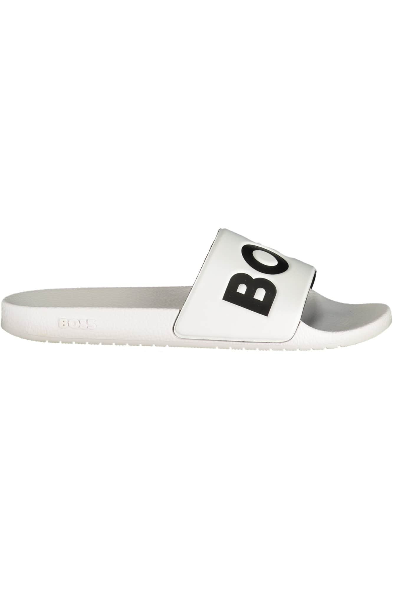 BOSS SCHUHE HERREN WEISS HAUSSCHUH
