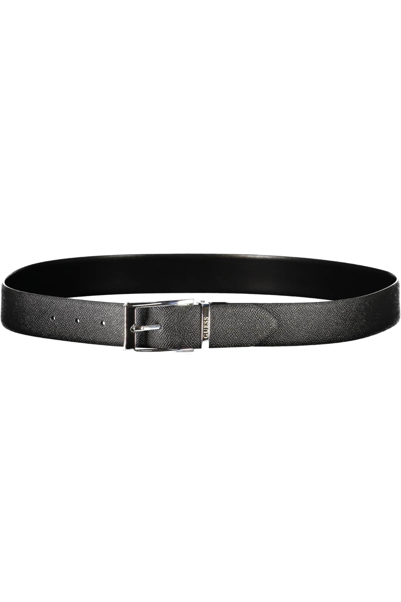 GUESS JEANS HERREN SCHWARZ LEDER GÜRTEL